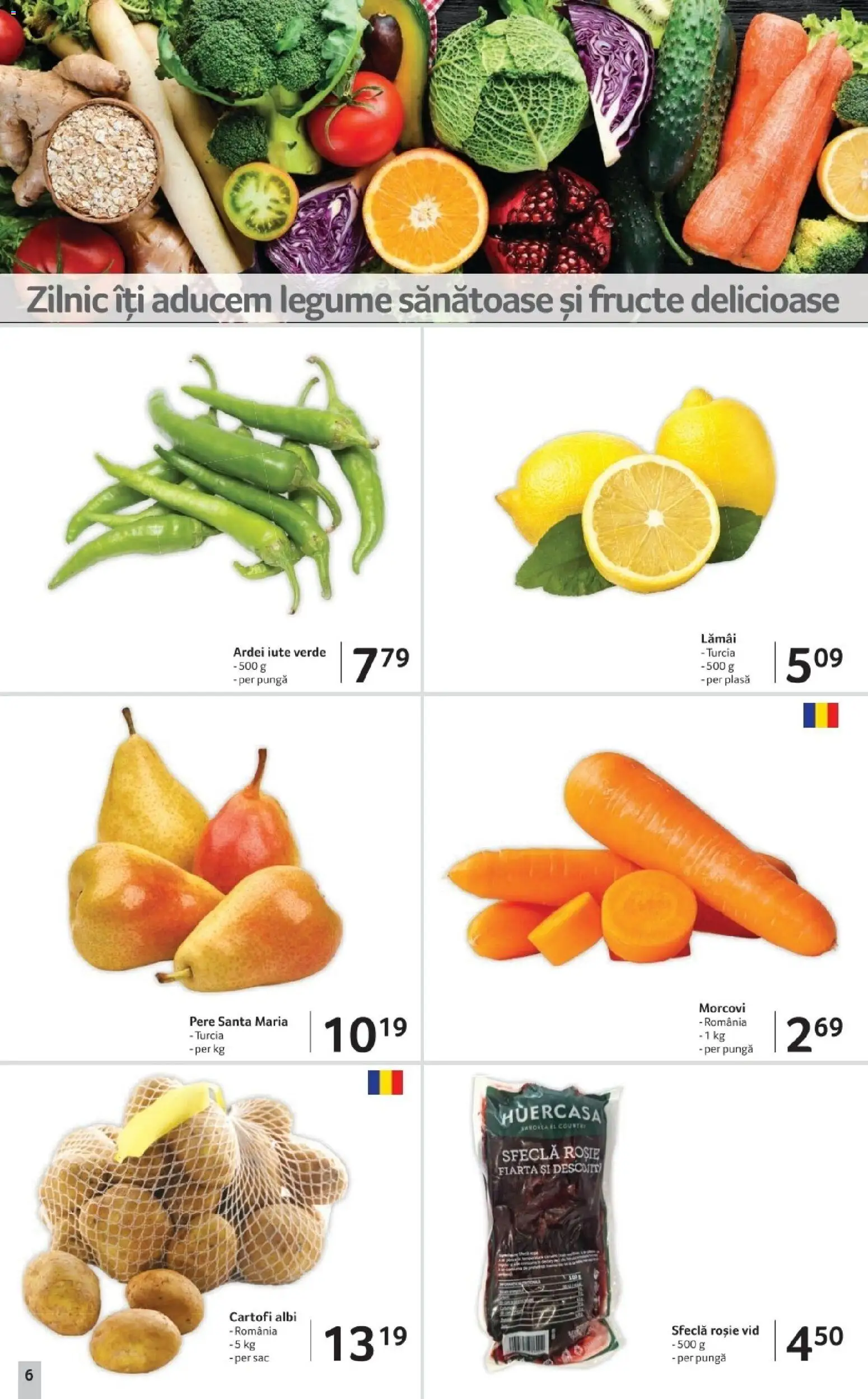 Noul catalog Selgros – valabil de la 12.12.2025 | Pagină: 6 | Produse: Ardei, Morcovi, Fructe, Sfeclă
