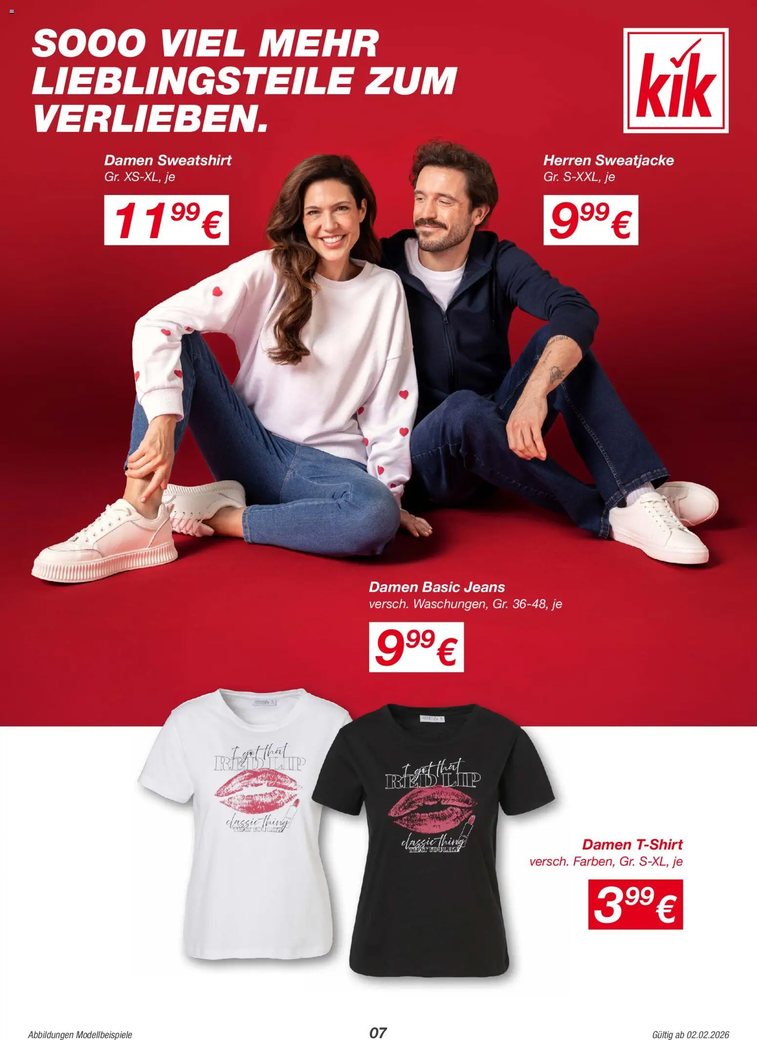 Kik Prospekt aktuell gültig ab 02.02.2026 | Seite: 7 | Produkte: Jeans