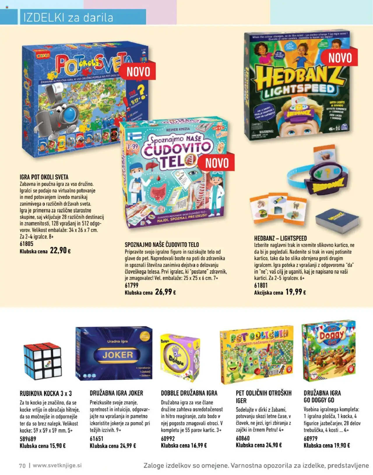 Svet knjige katalog │ velja od 01.07.2025 | Stran: 70 | Izdelki: Igra
