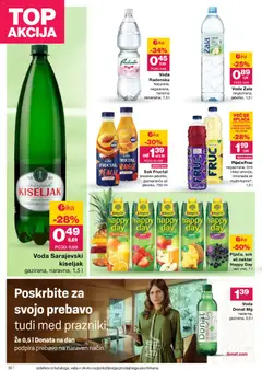 Mercator katalog akcije – veljaven od 26.03.2026 | Stran: 30 | Izdelki: Kos, Sok, Voda