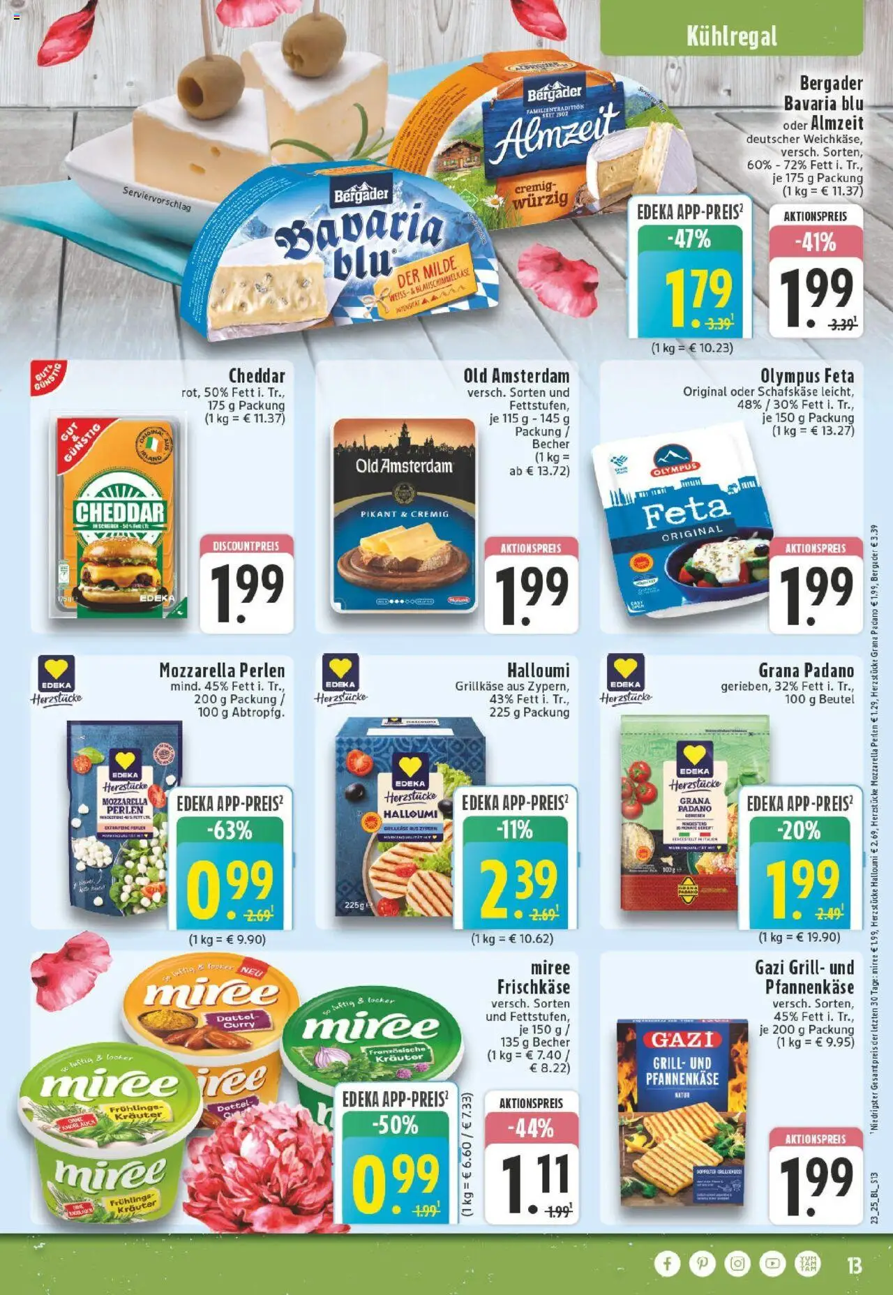 Edeka prospekt Düsseldorf	 - gültig ab dem 01.06.2025 | Seite: 13 | Produkte: Grill, Feta, Mozzarella, Dattel