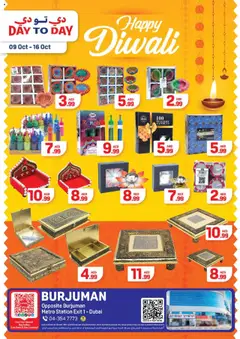 Preview of Day to Day Happy Diwali valid from 09.10.2025