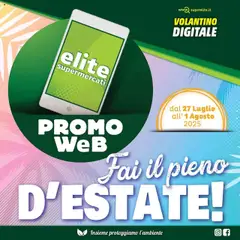 Anteprima del volantino Elite Supermercati Promo Web catalogo valido a partire dal 27.07.2025