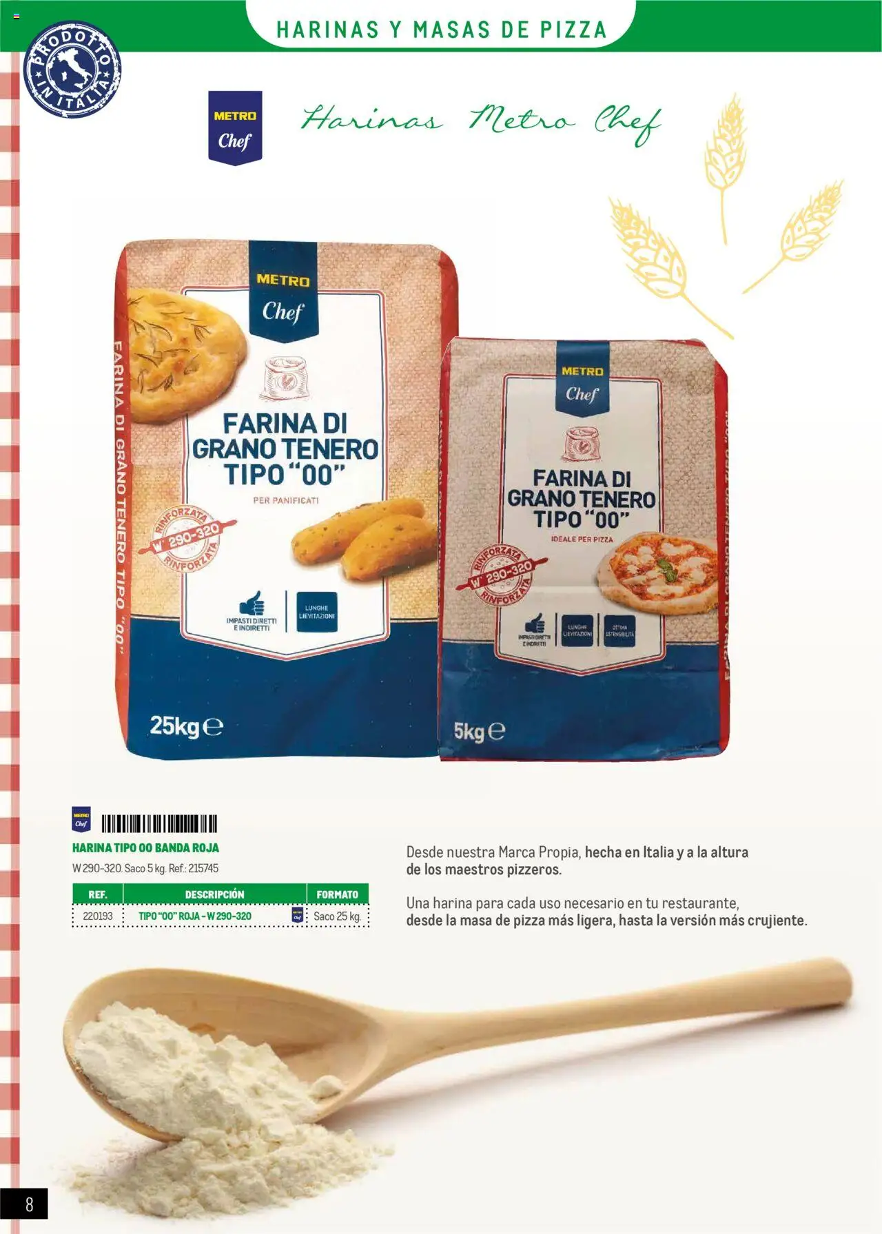 Makro - Restaurantes Italianos Canarias │ válido desde el 01.05.2025 | Página: 8 | Productos: Pizza