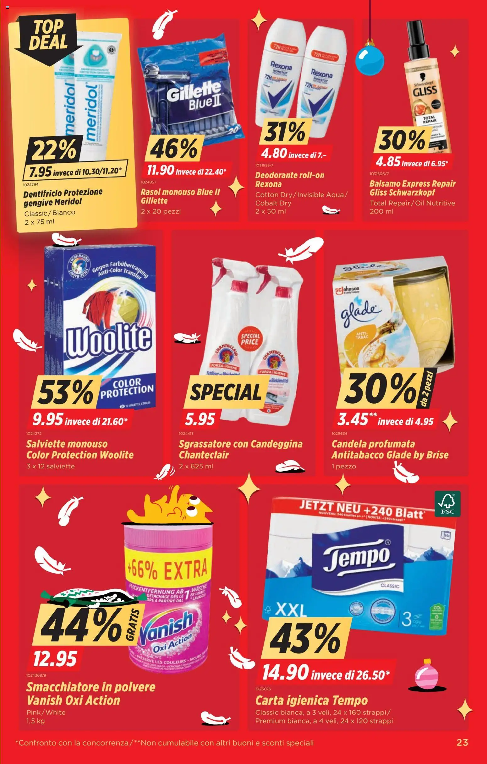 Denner Aktionen IT – gültig ab 25.11.2025 | Seite: 23 | Produkte: Conditioner, Deodorant