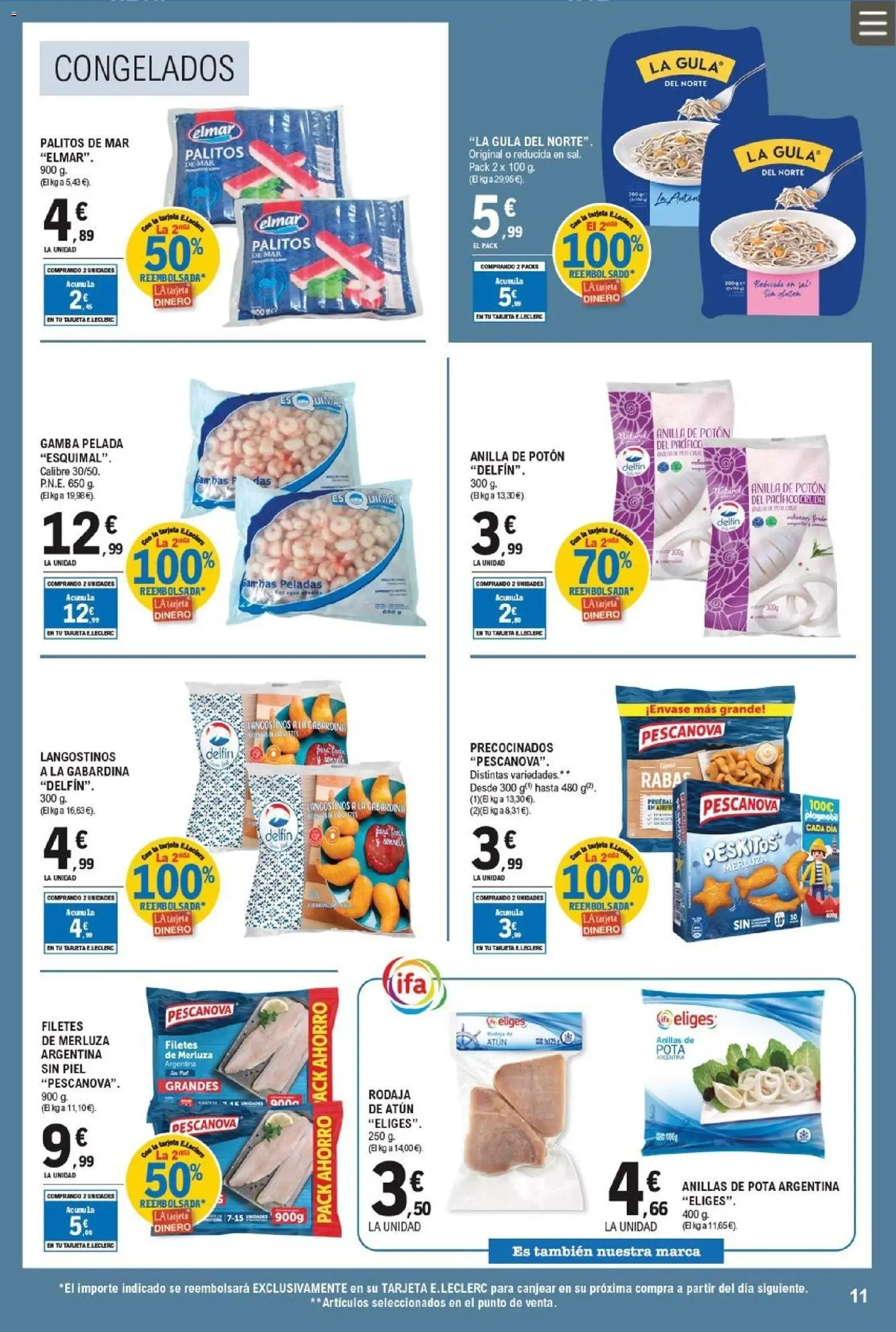 E.Leclerc folleto │ válido desde el 25.03.2026 | Página: 11 | Productos: Gamba