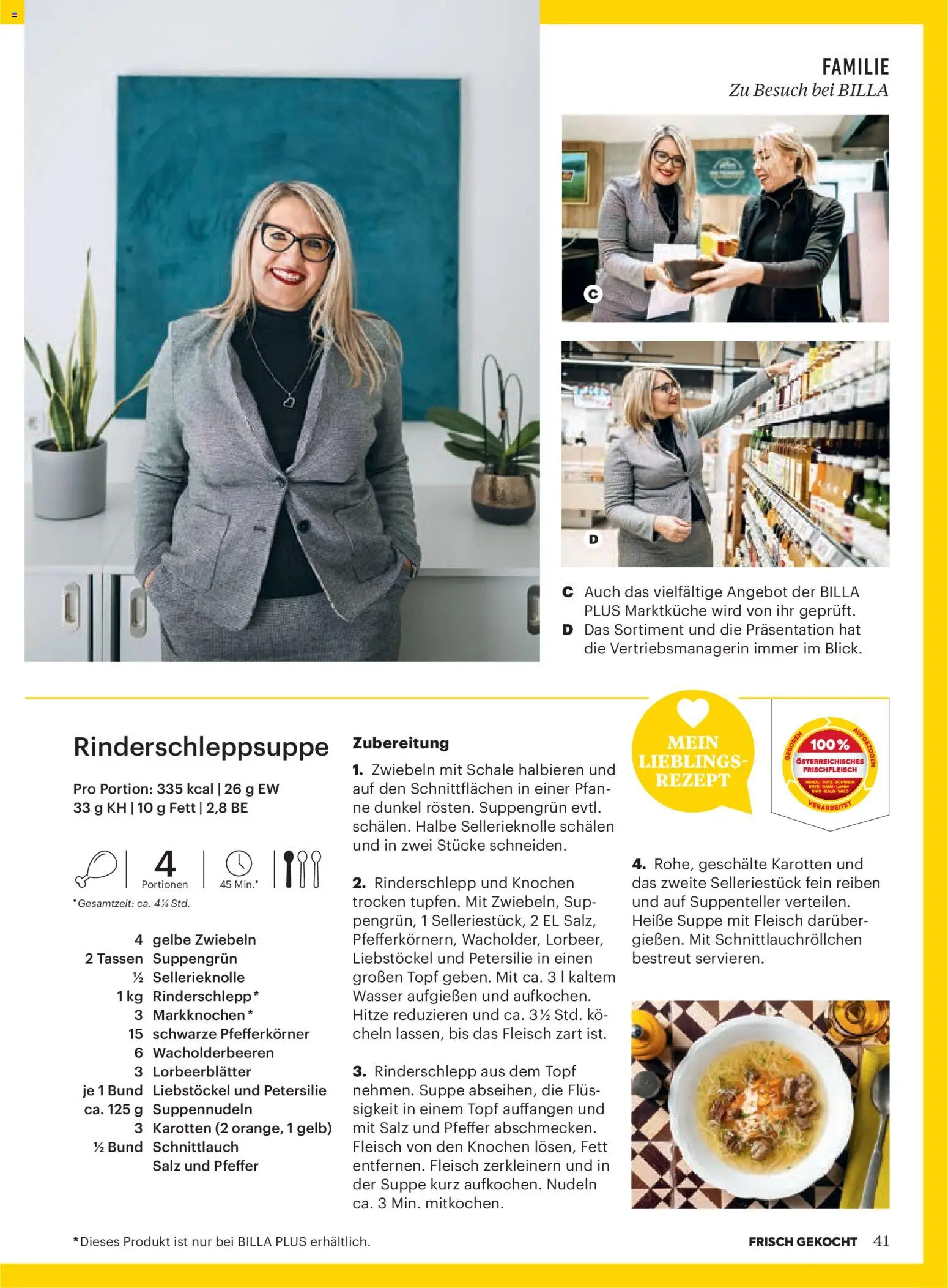 Billa  Frisch Gekocht gültig ab 01.01.2026 | Seite: 37 | Produkte: Wasser, Pfeffer, Petersilie, Nudeln