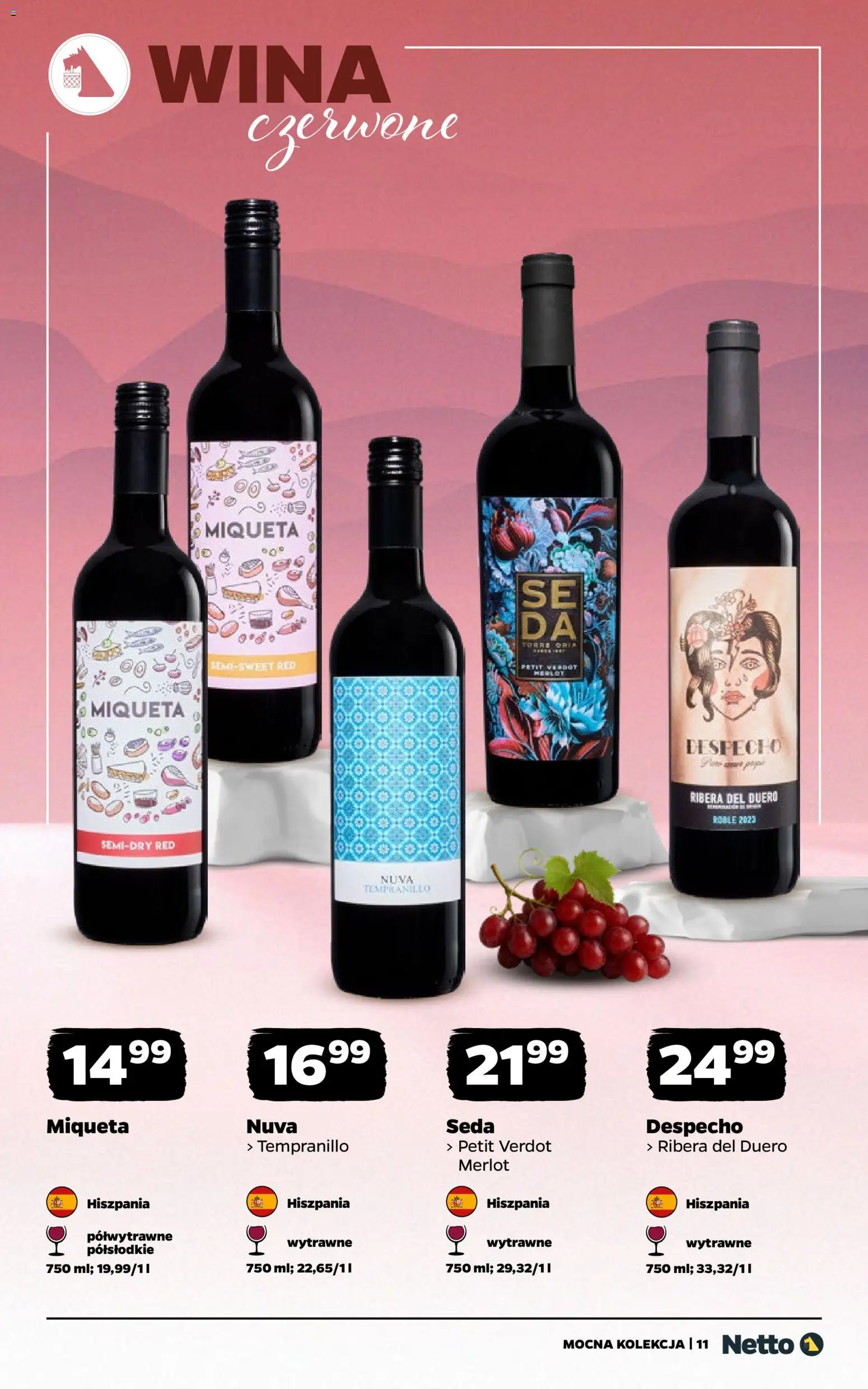 Netto gazetka - Wina od 02.02.2026 | Strona: 11 | Produkty: Merlot