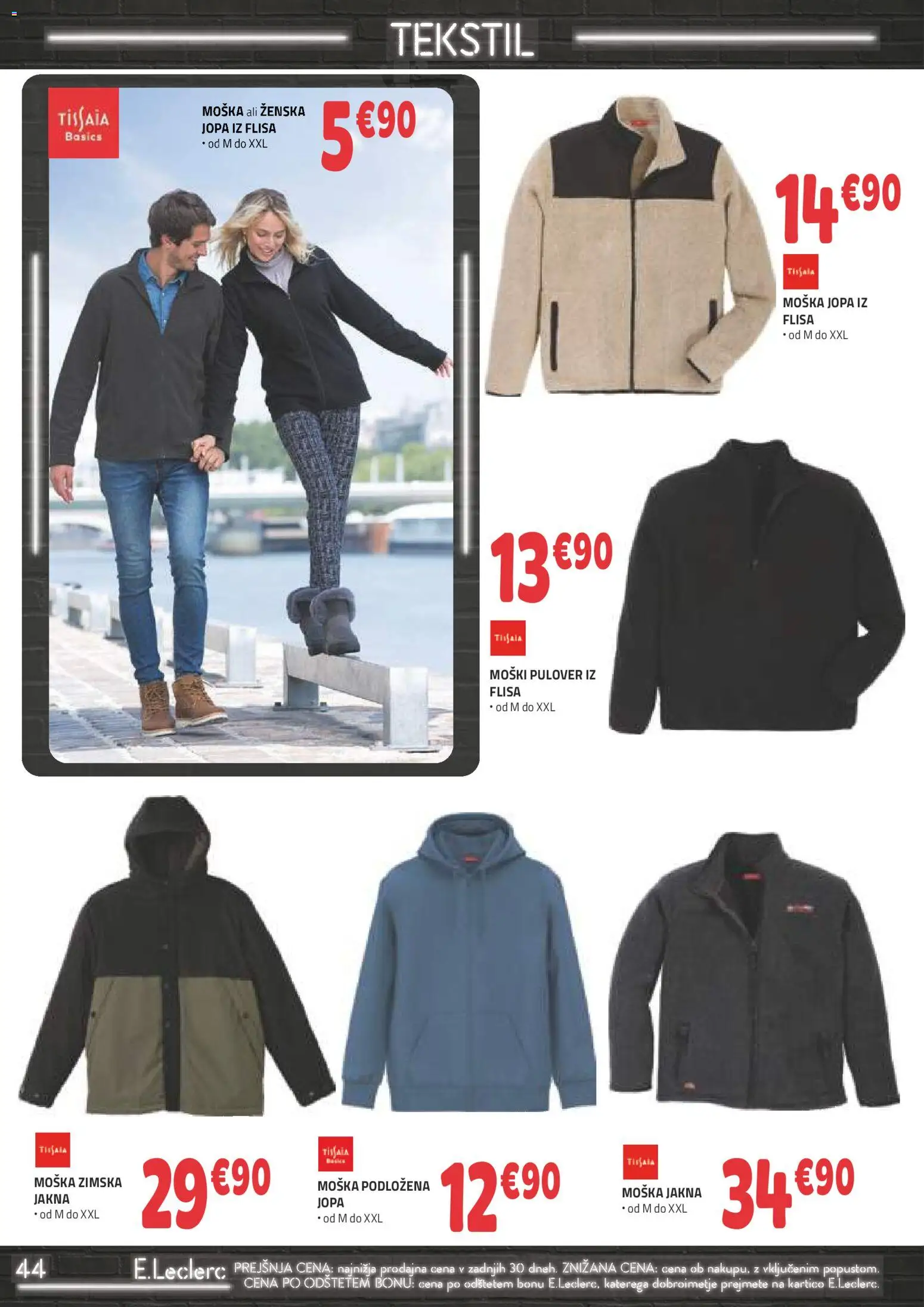 Novi E.leclerc katalog ponudbe – veljaven od 12.11.2025 | Stran: 4 | Izdelki: Pulover, Jakna
