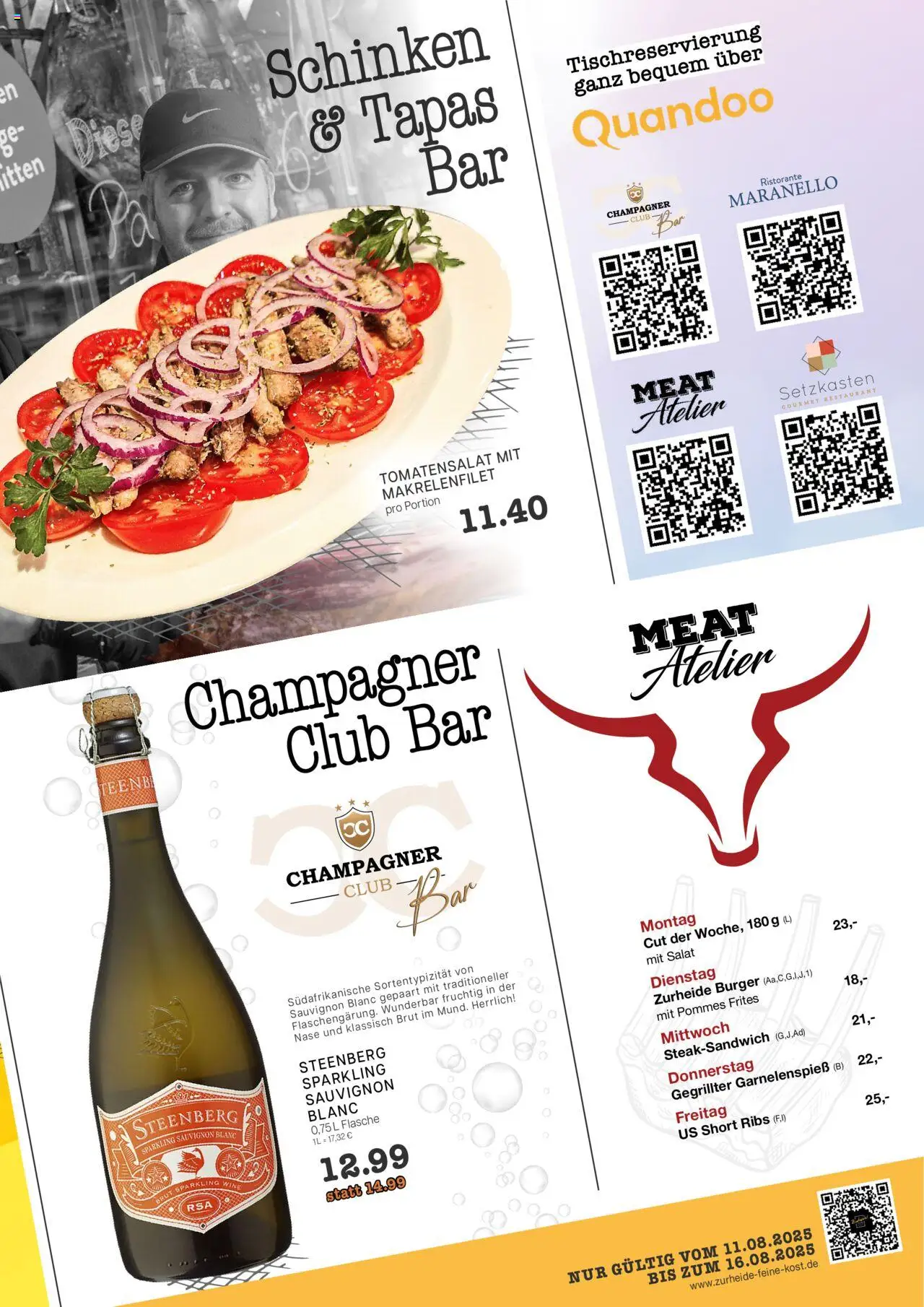 Edeka Zurheide Prospekt 	 - gültig ab dem 11.08.2025 | Seite: 7 | Produkte: Pommes, Burger, Schinken, Salat
