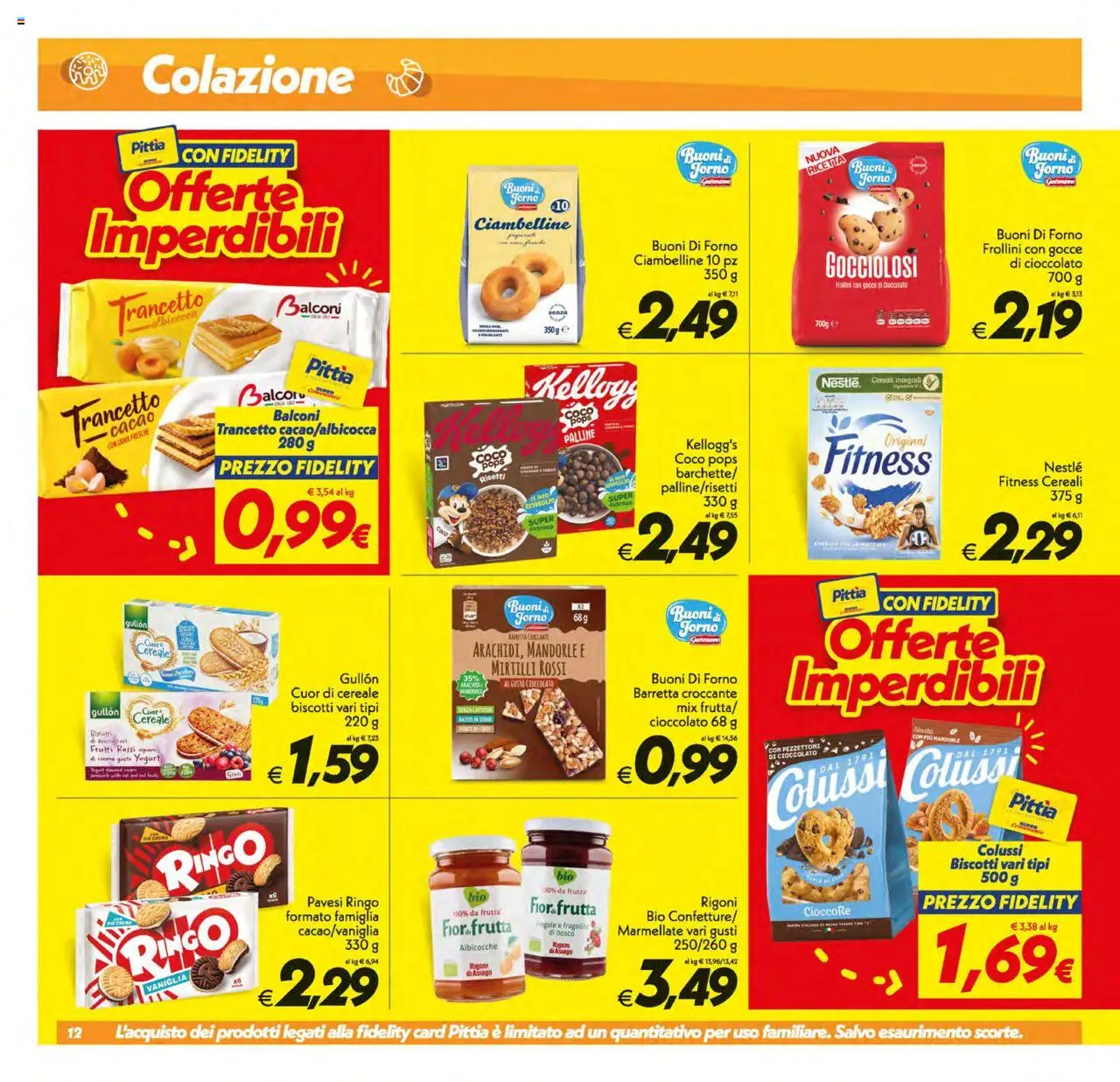 Volantino SuperConveniente del 12.08.2025 | Pagina: 12 | Prodotti: Cioccolato, Fragole, Biscotti, Forno