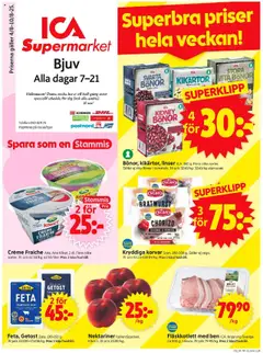 ICA Supermarket - Bjuv - Förhandsvisning av reklamblad från butik ICA Supermarket aktuell från 04.08.2025