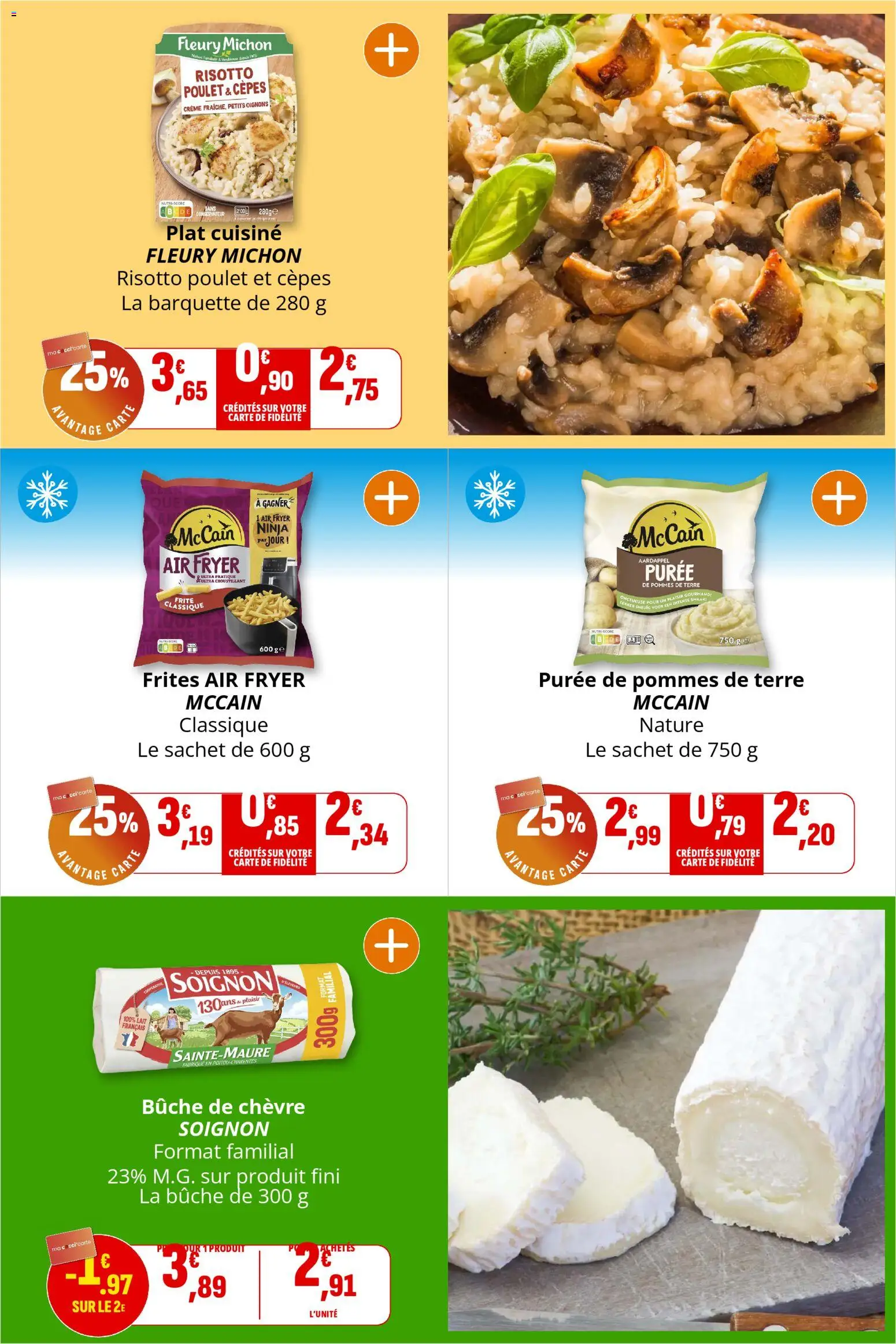 {H1} | Page: 9 | Produits: Pommes, Oignons, Crème, Pommes de terre