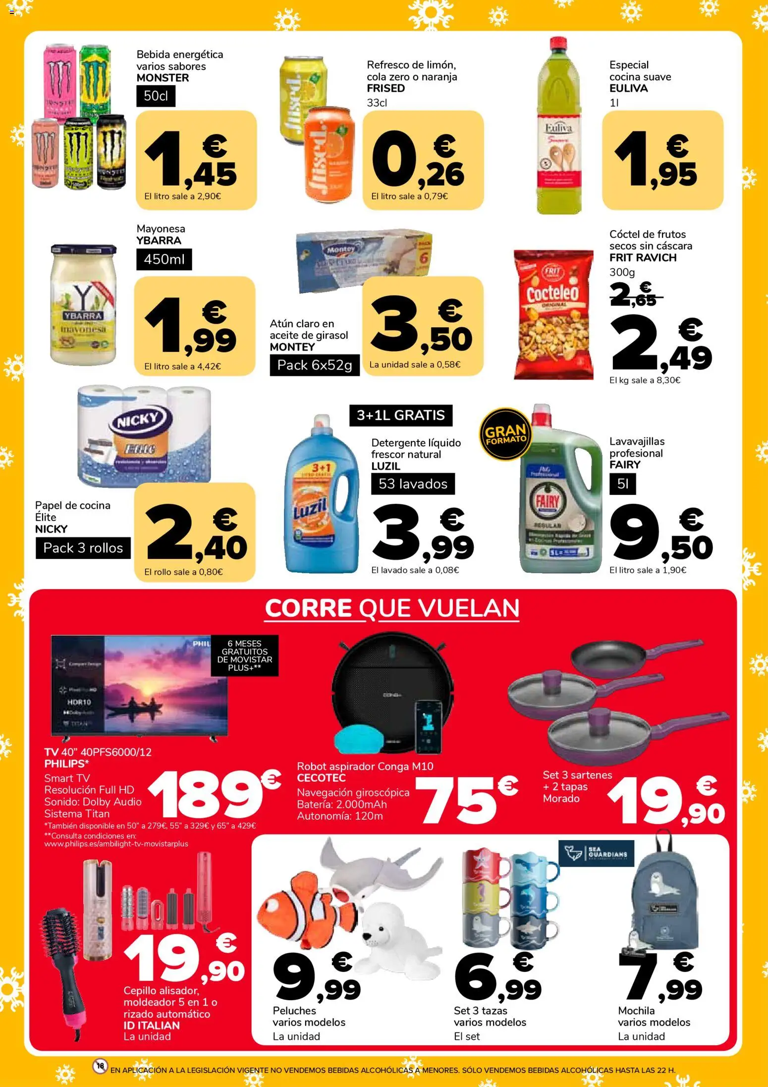 Supeco folleto │ válido desde el 18.12.2025 | Página: 3 | Productos: Detergente, Aceite de girasol, Detergente líquido, Οθόνη προβολής