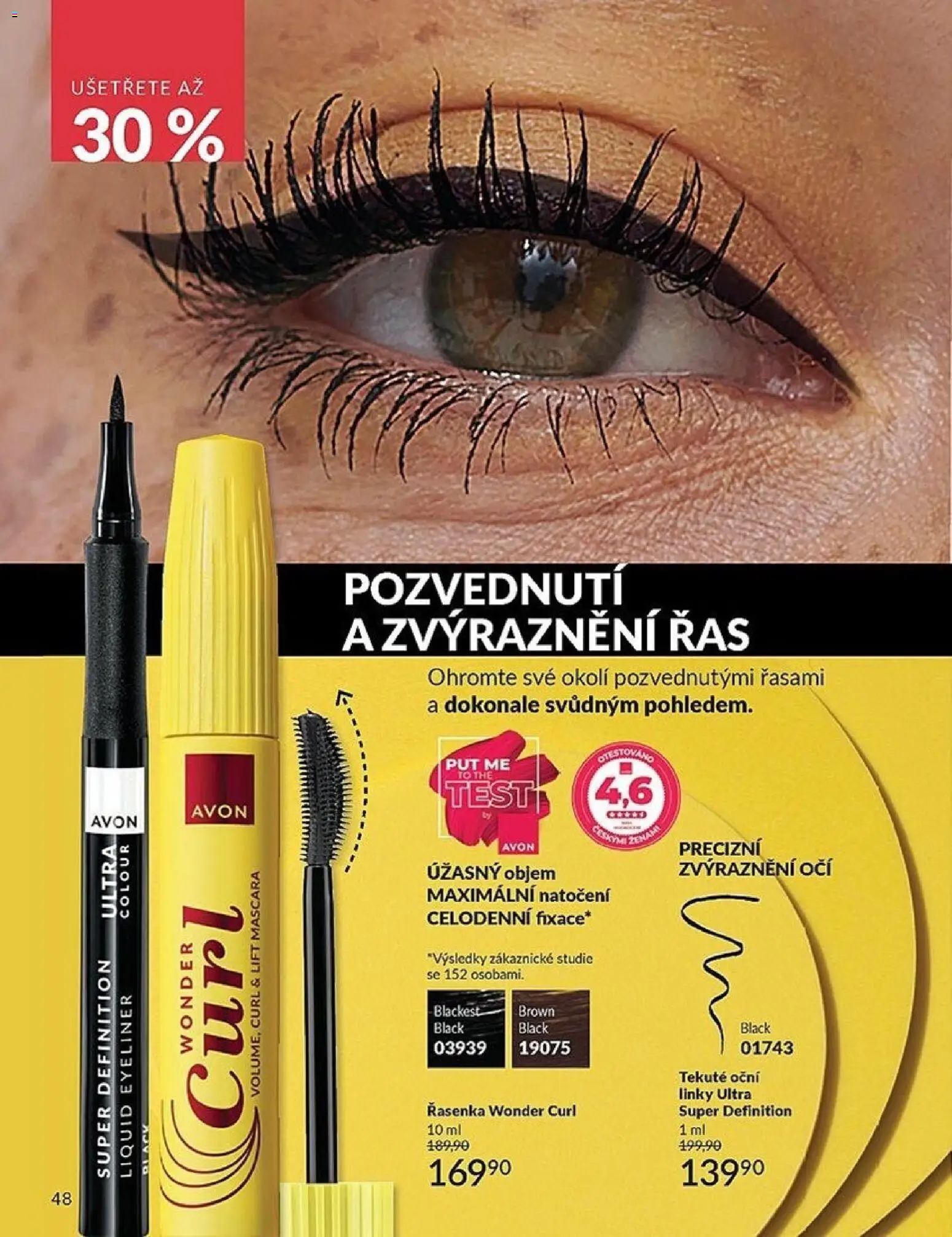 Avon katalog 2/2026 od 01.02.2026 | Strana: 48 | Produkty: Test, Řasenka