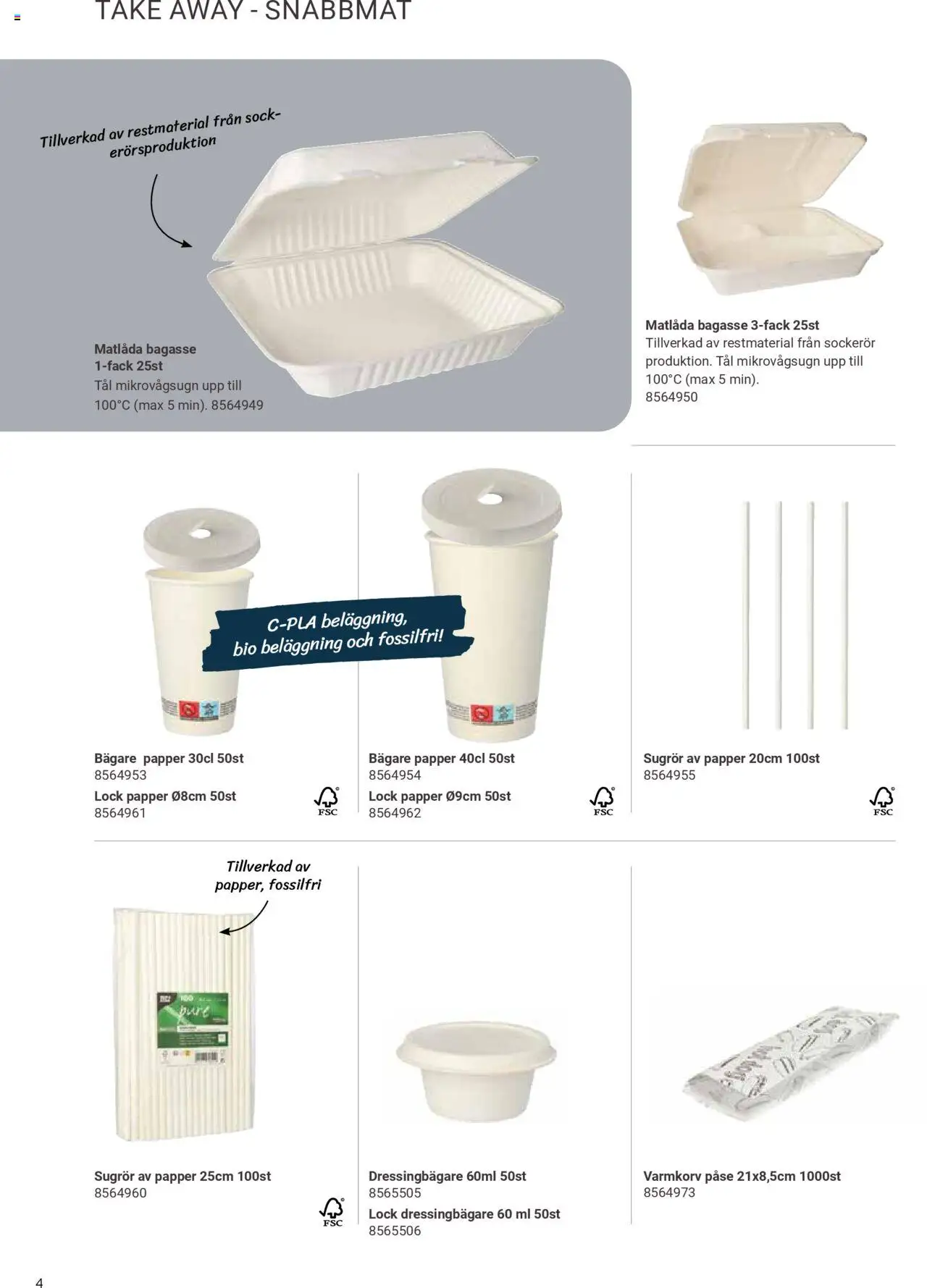 Office Depot reklamblad aktuell från 13.10.2024 | Sida: 4 | Produkter: Varmkorv, Papper, Matlåda, Mikrovågsugn