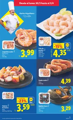 Vista previa Gamba cocida, 250 g válido desde el 30.03.2026 | Página: 5 | Productos: Langostino, Gamba