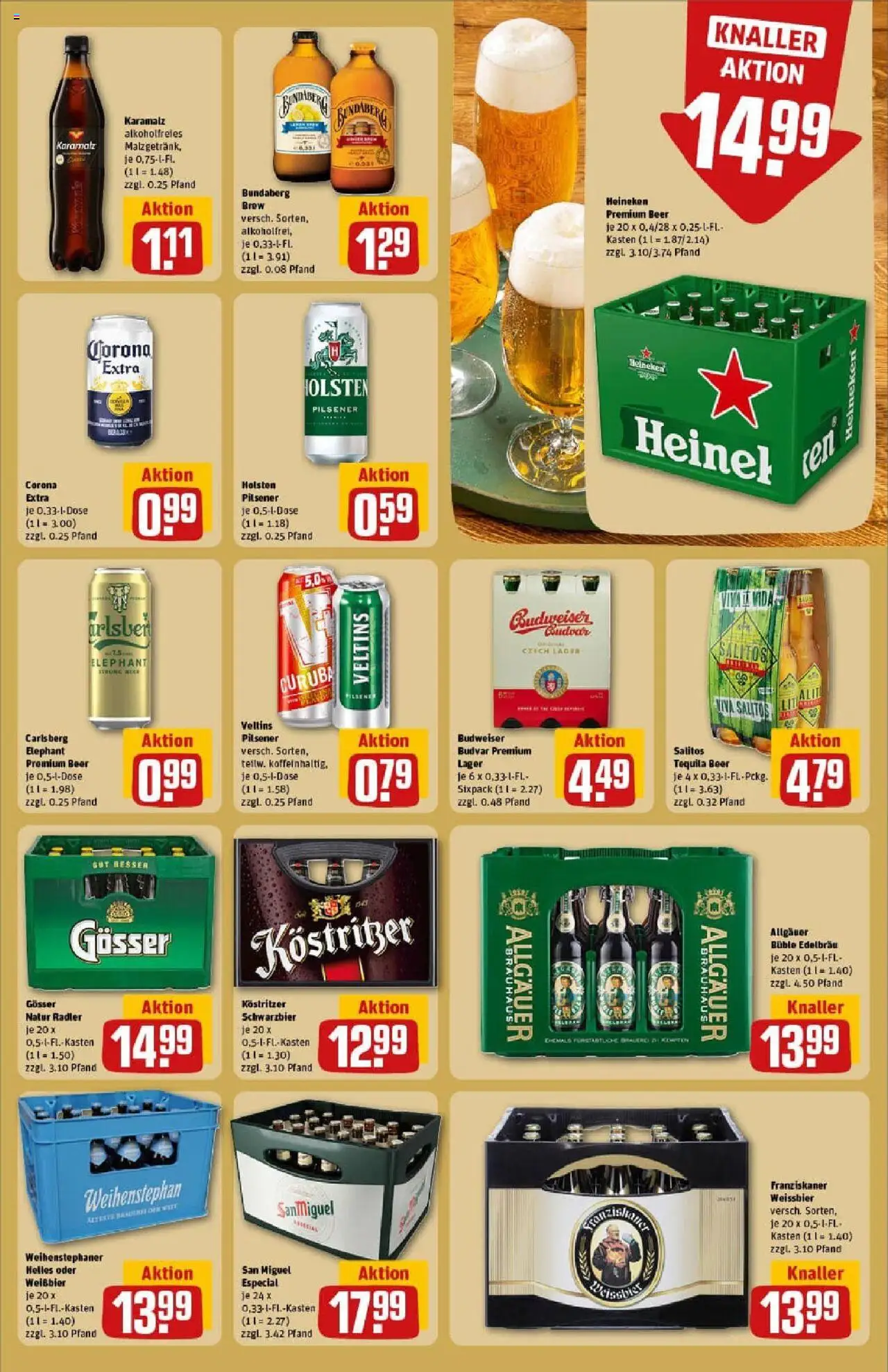 Rewe prospekt Elsterwerda	 - gültig ab dem 29.06.2025 | Seite: 27 | Produkte: Kostritzer, Weißbier, Heineken, Radler