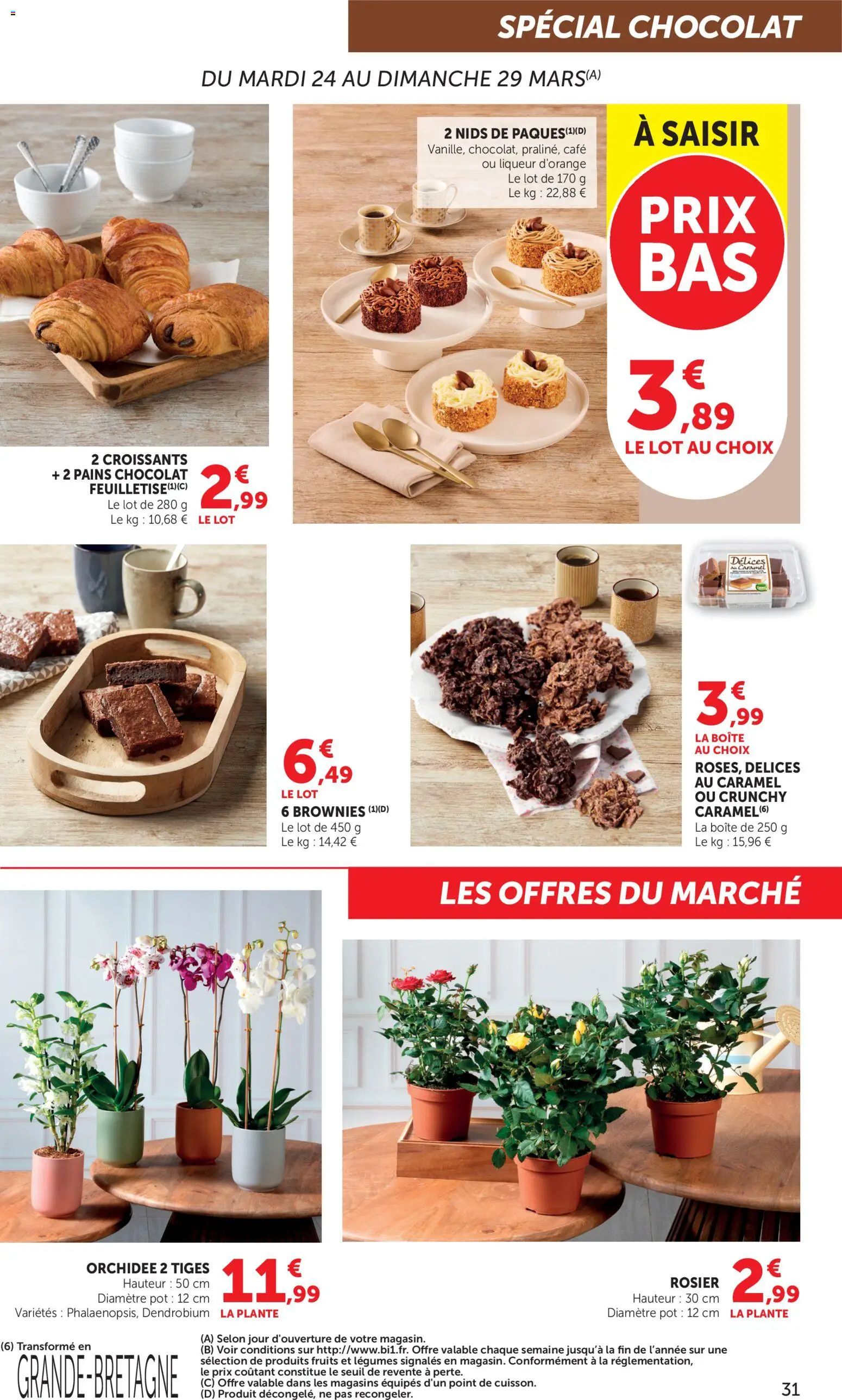 {H1} | Page: 31 | Produits: Rosier, Liqueur, Orchidée, Café