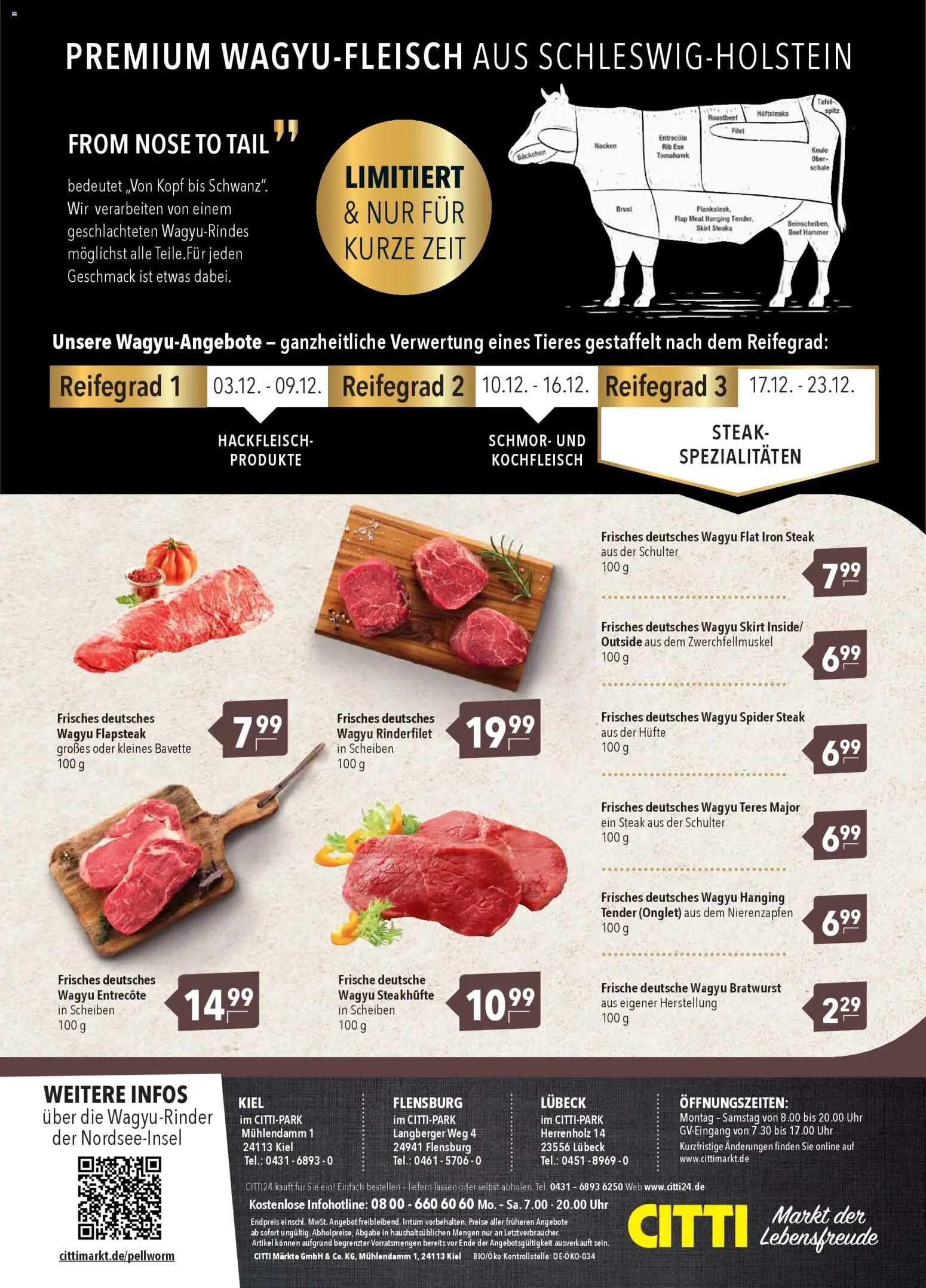 CITTI Markt Wagyu – gültig ab 17.12.2025 | Seite: 2 | Produkte: Entrecote, Roastbeef, Steak, Hackfleisch