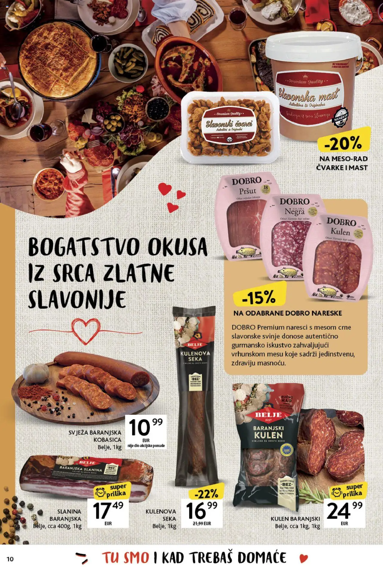 Konzum HR akciós ujság - amely érvényes a következő dátumtól: 19.05.2025 | Oldal: 10 | Termékek: Bacon, Dió