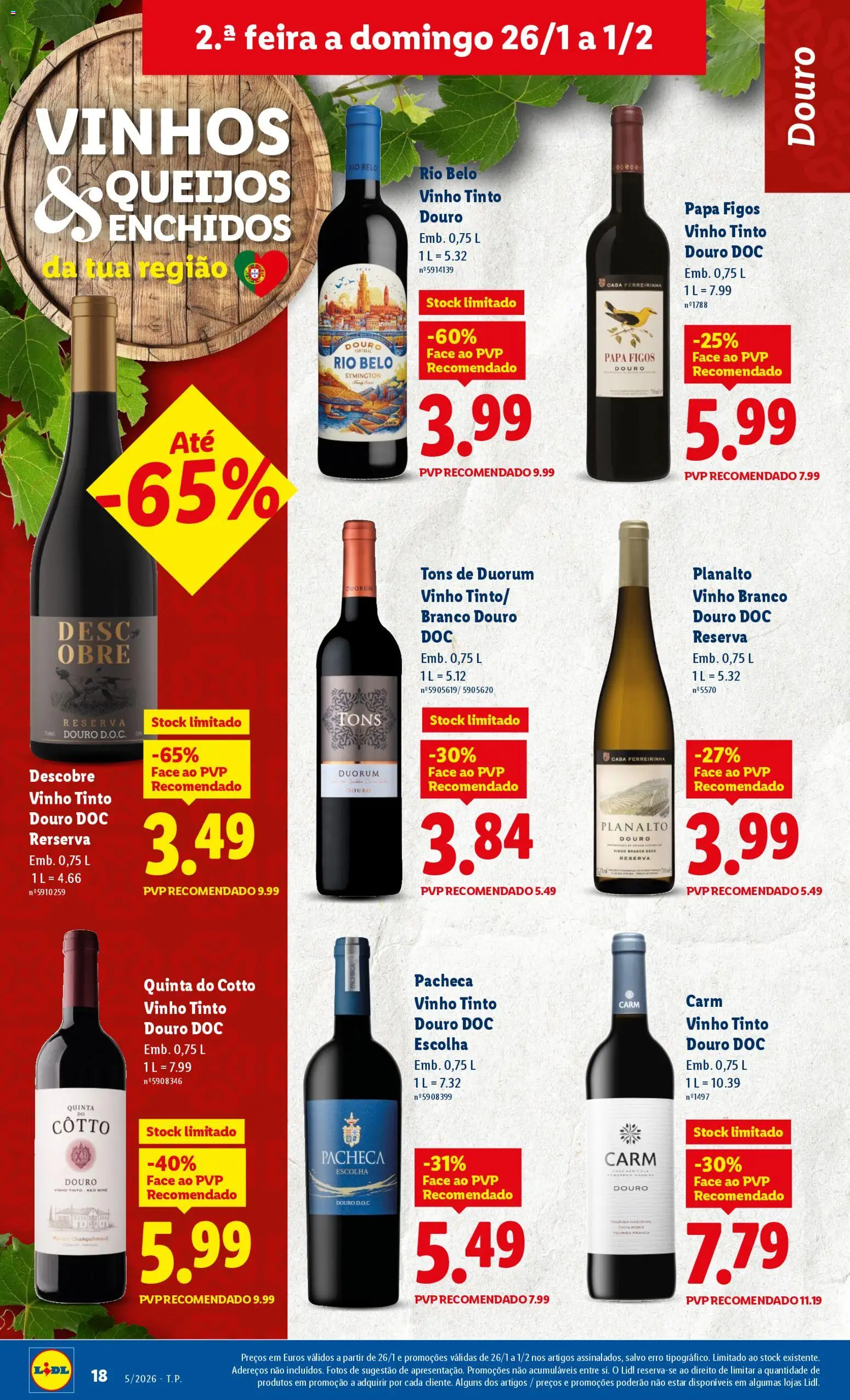 Lidl folheto │ válido de 26.01.2026 | Página: 18 | Produtos: Vinho, Vinho tinto