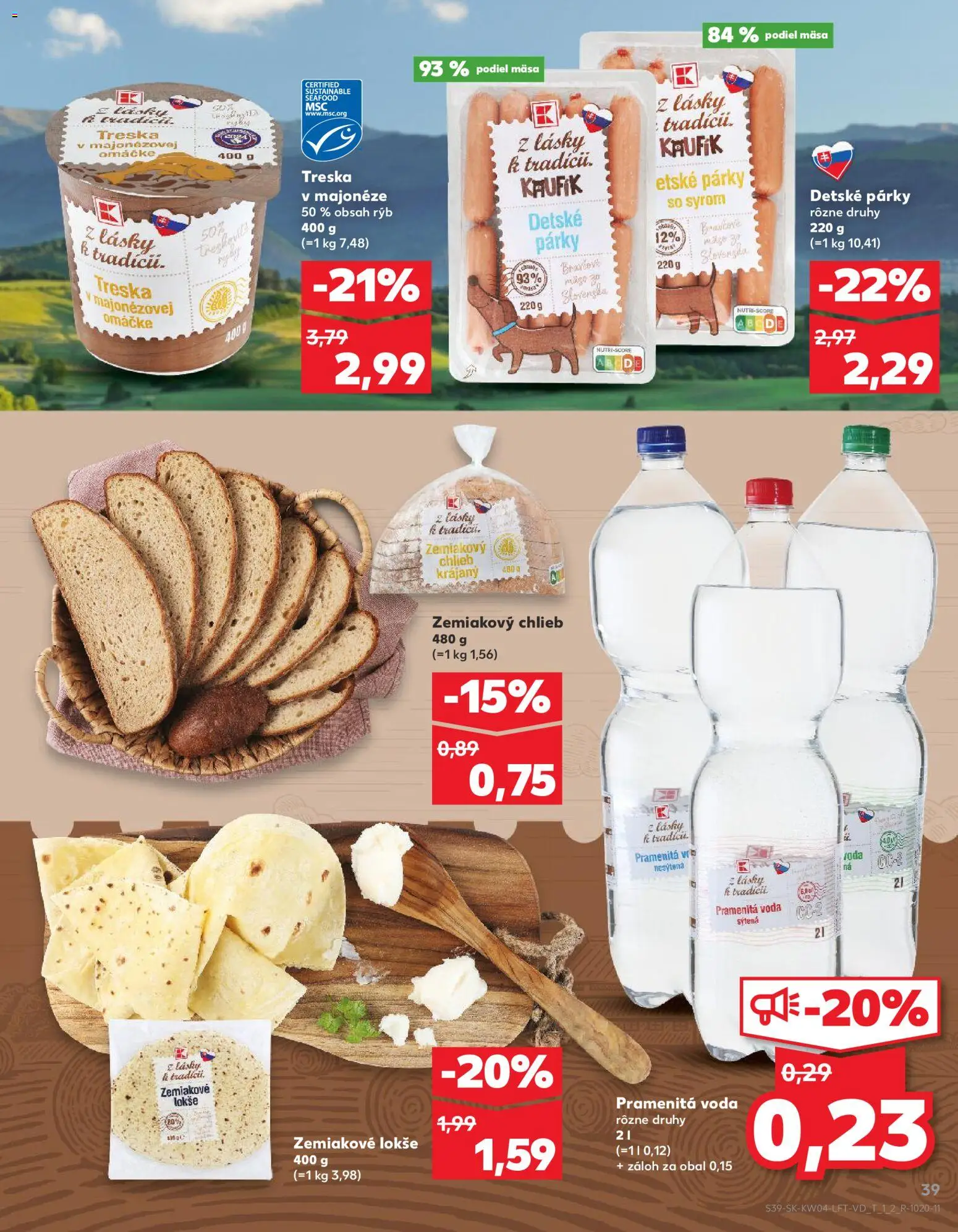 Nové Kaufland akcie – leták je platný od 22.01.2026 | Strana: 39