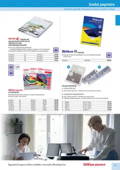 Office Depot akciós ujság - amely érvényes a következő dátumtól: 10.04.2025 | Oldal: 15 | Termékek: Fénymásolópapír