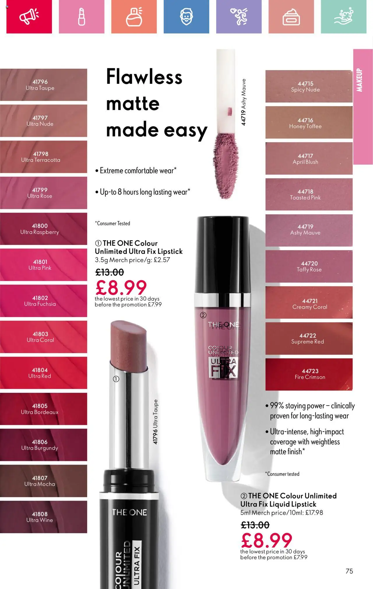  | Page: 75 | Products: Lipstick, Wine, Honey, Raspberry