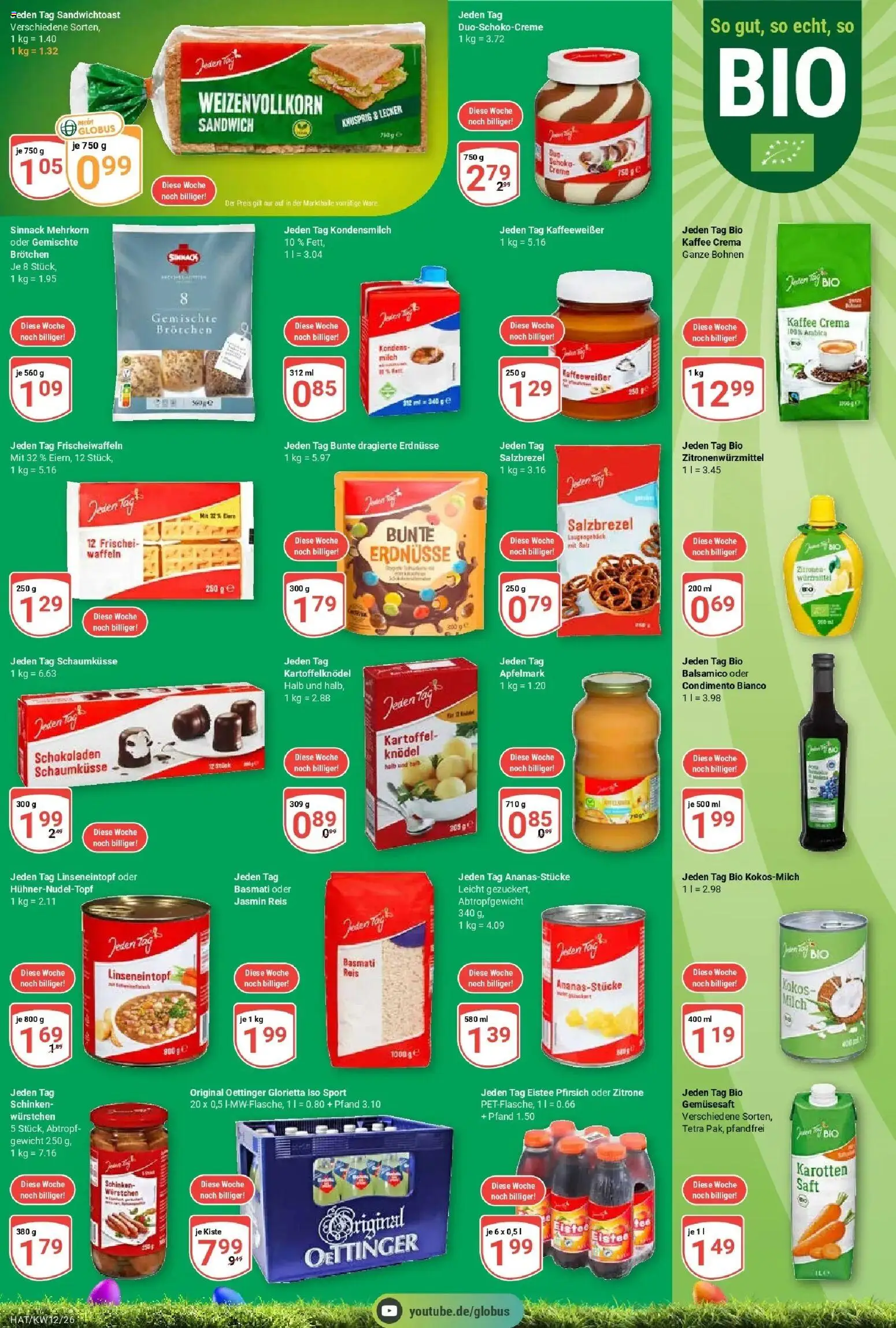 Globus prospekt Hattersheim	 – gültig ab 15.03.2026 | Seite: 15 | Produkte: Gewicht, Kaffee, Oettinger, Waffeln