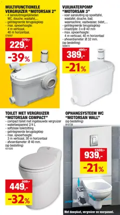 Hubo folder - Voorbeeld van een folder van Hubo, geldig van 22.10.2025 | Pagina: 32 | Producten: Wc, Toilet