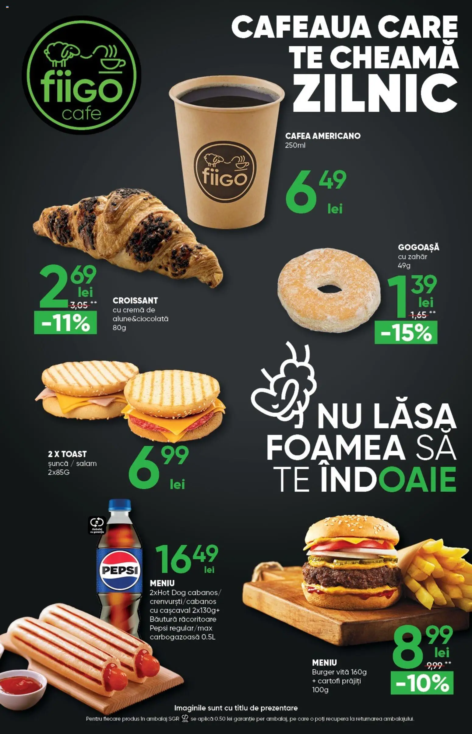 Noul catalog Profi – valabil de la 10.12.2025 | Pagină: 10 | Produse: Șuncă, Burger, Cartofi, Zahăr