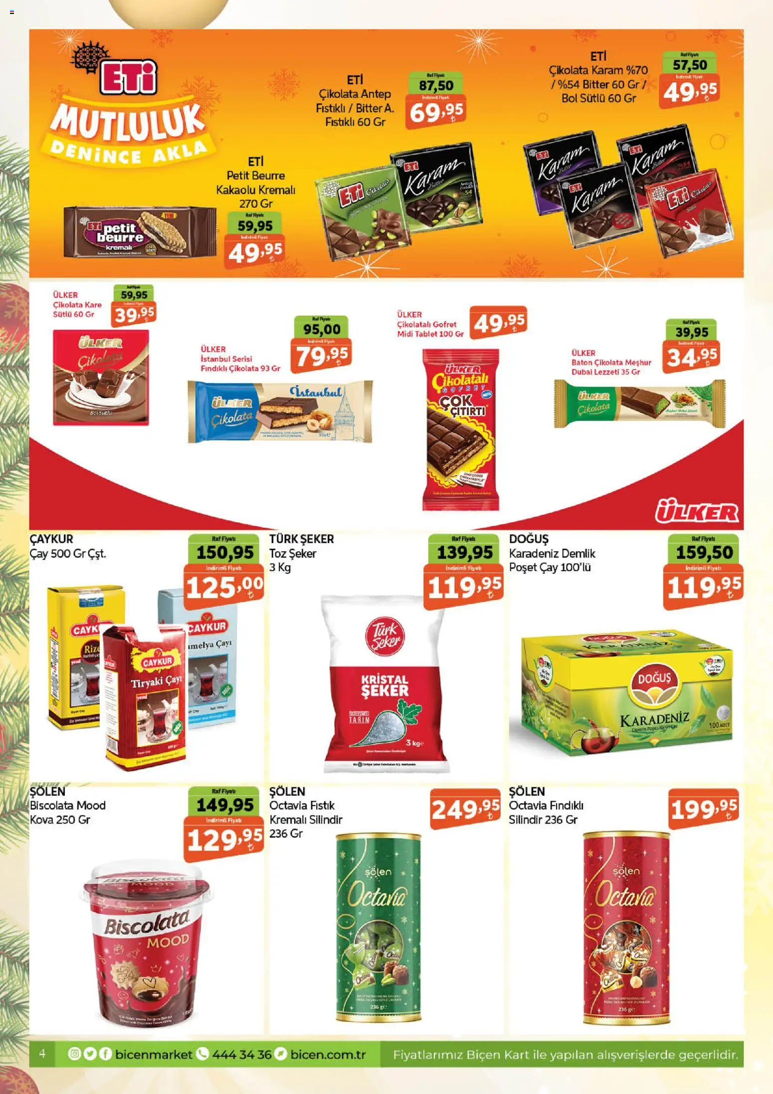 Biçen Market Katalog - 25.12.2025 tarihinden itibaren geçerlidir | Sayfa: 4 | Ürünler: Fıstık, Çay, Şeker, Tablet