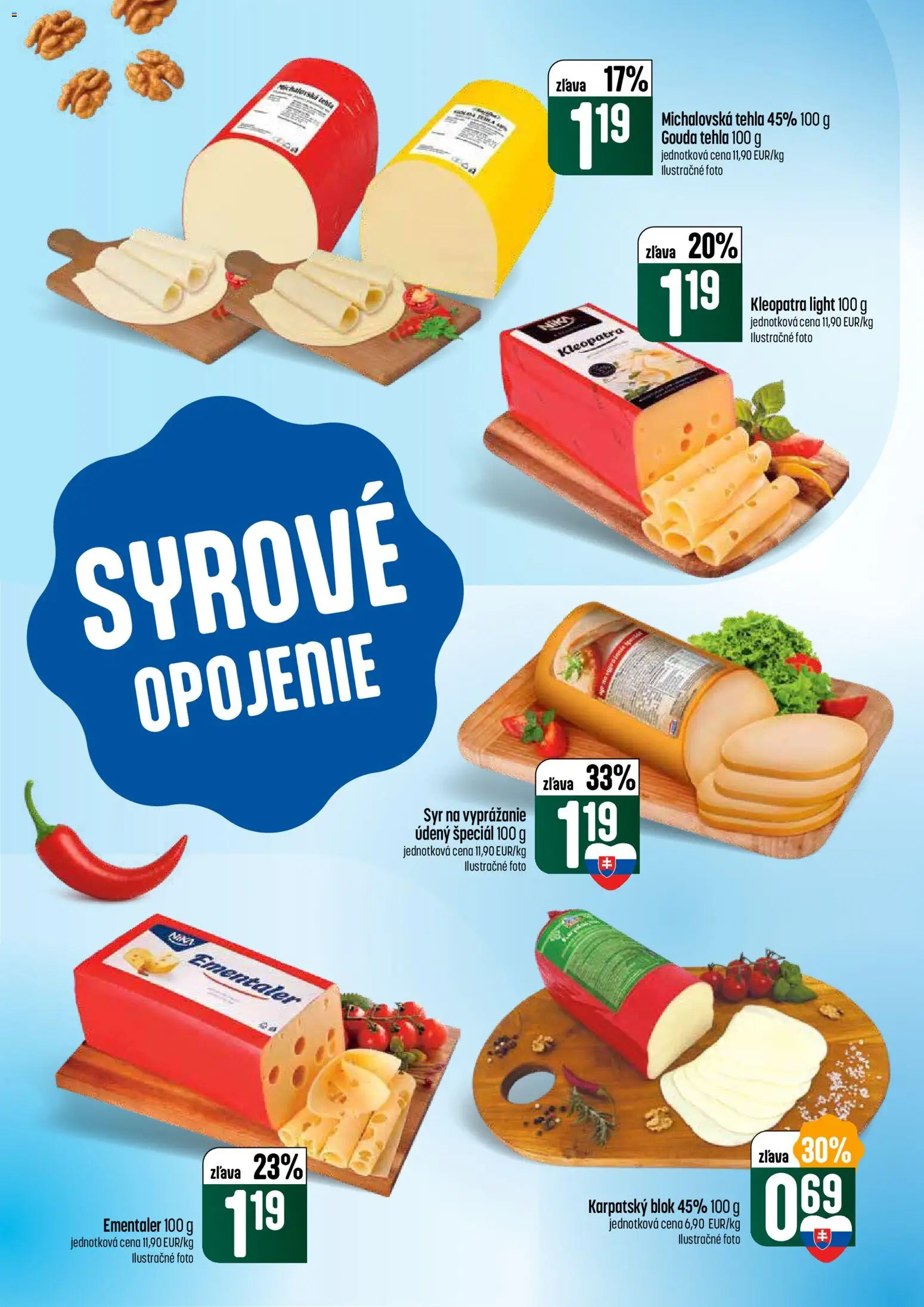 Nové COOP Jednota akcie – leták je platný od 26.02.2026 | Strana: 22 | Produkty: Syr, Gouda