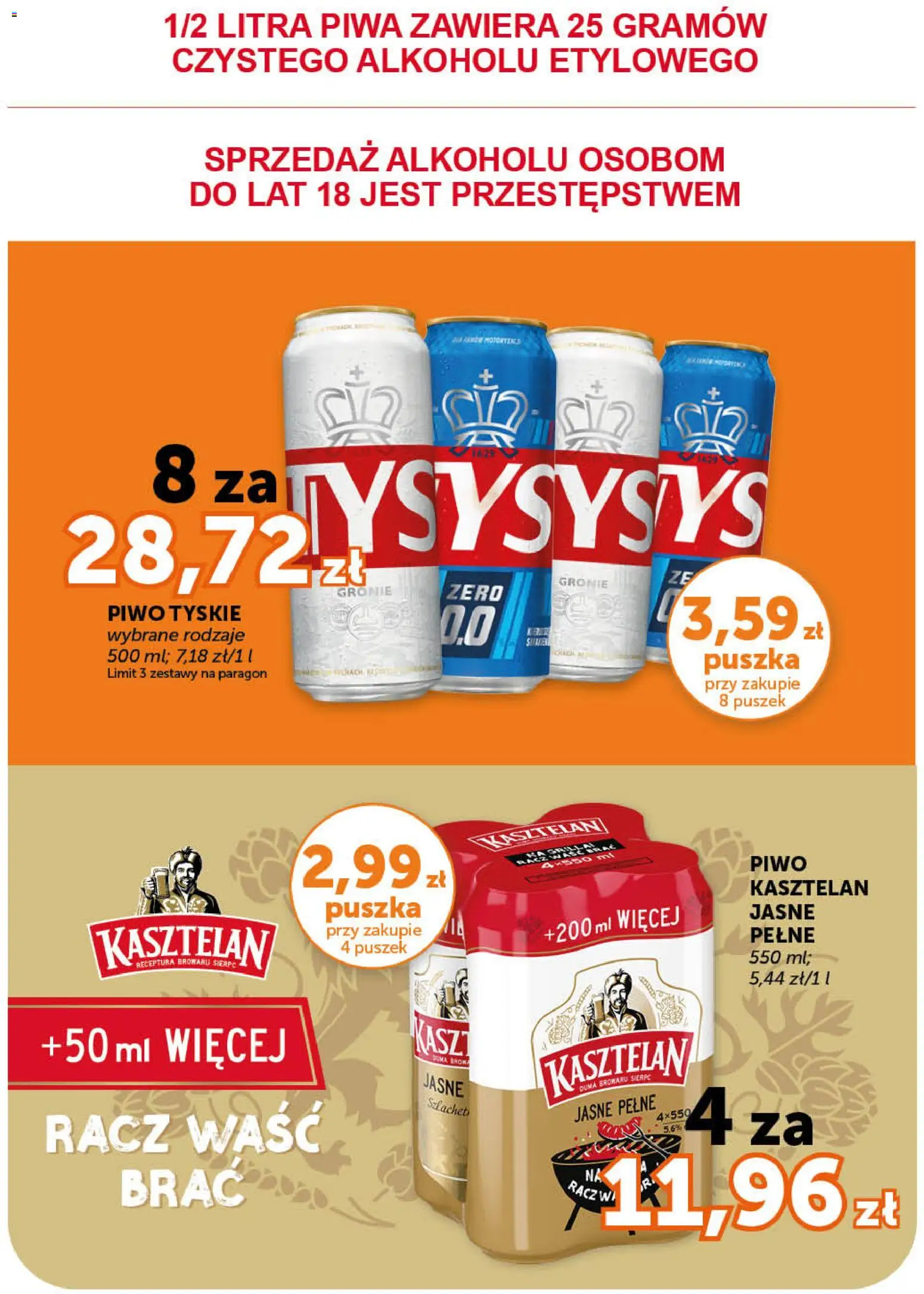 ABC gazetka od 30.04.2026 | Strona: 18 | Produkty: Tyskie, Piwo