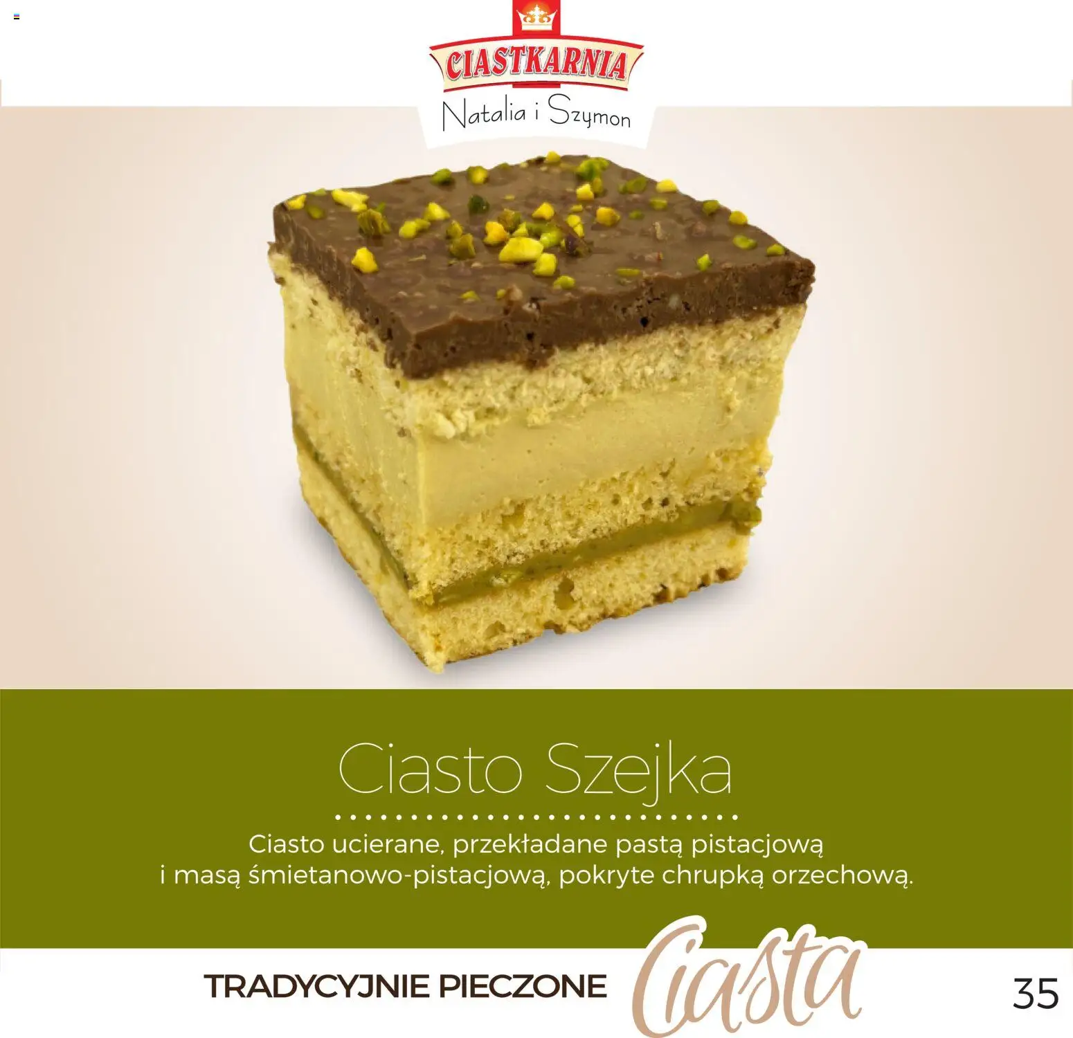 Topaz Gazetka - Ciasta  od 01.12.2025 | Strona: 35 | Produkty: Ciasto, Porzeczka