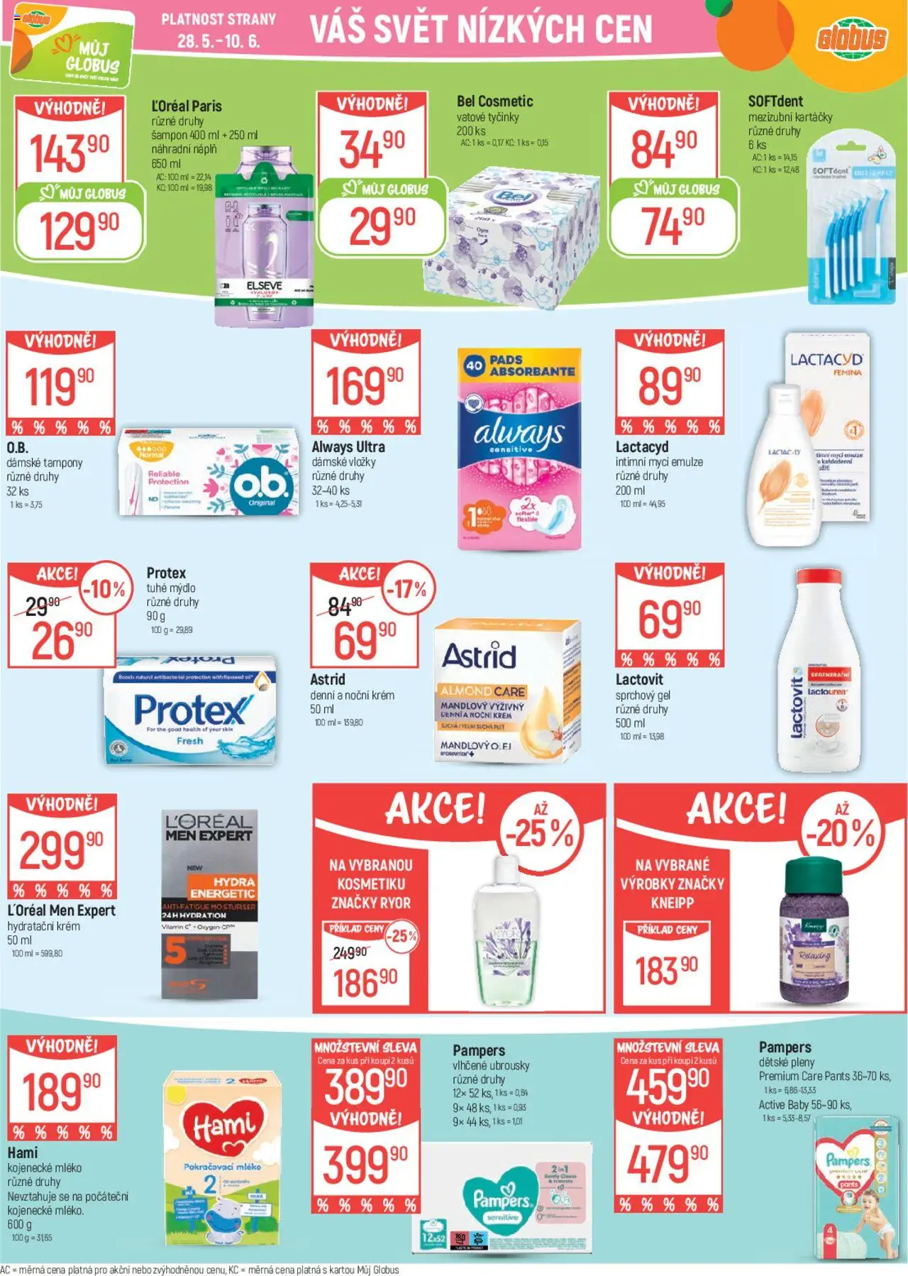 Globus leták od 28.05.2025 | Strana: 34 | Produkty: Globus, Kojenecké mléko, Pants, Hami