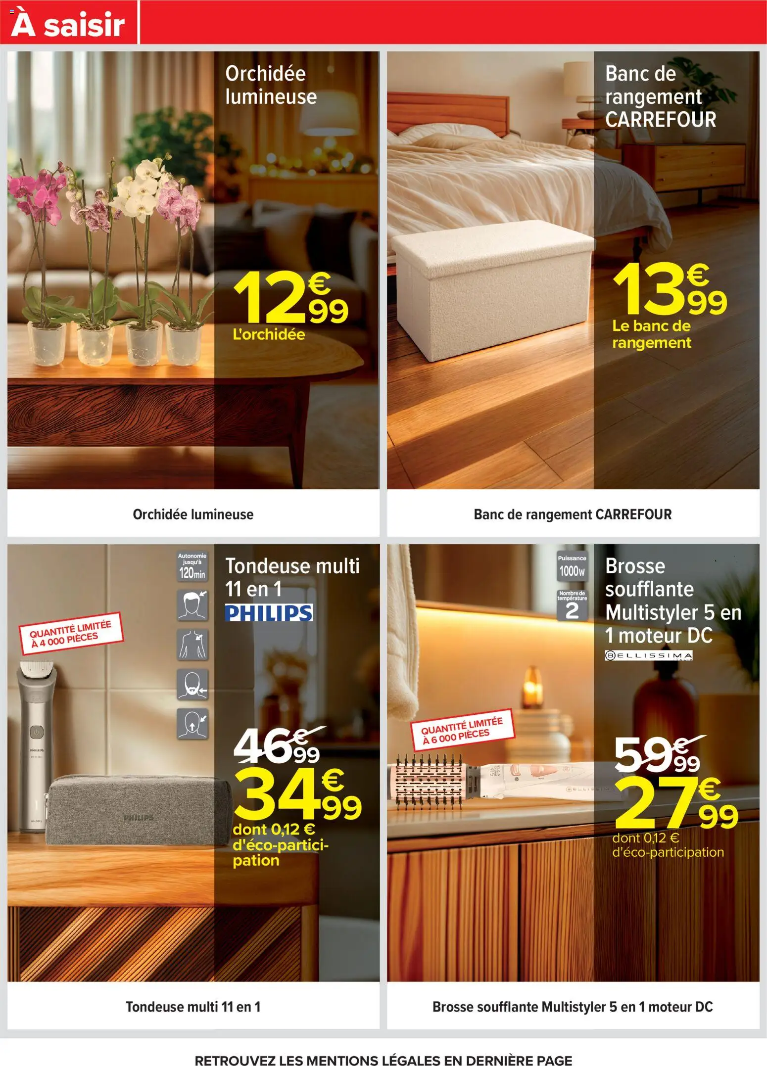 {H1} | Page: 63 | Produits: Tondeuse, Banc de rangement, Brosse, Orchidée