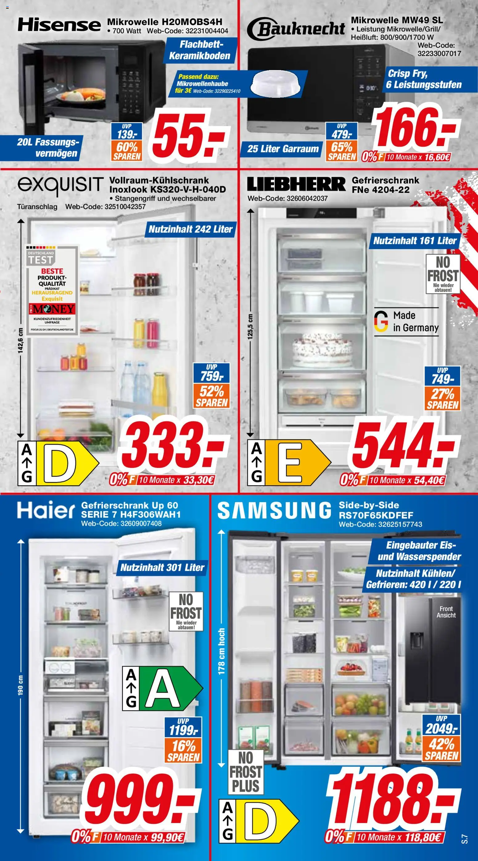 Expert Aktuelle Angebote – gültig ab 07.03.2026 | Seite: 7 | Produkte: Liebherr, Gefrierschrank, Samsung, Eis