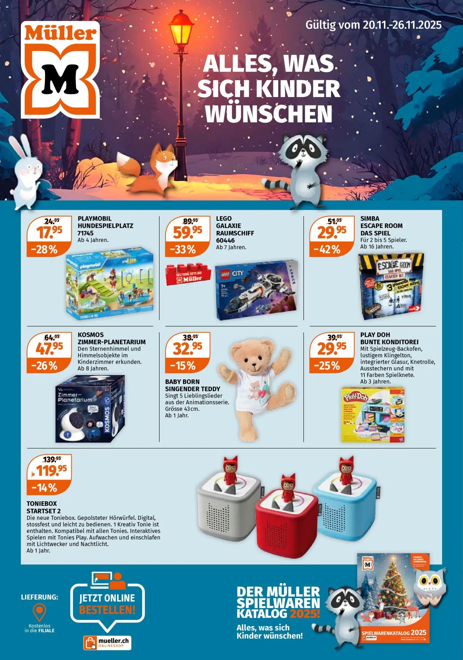 Müller Aktionen – gültig ab 20.11.2025 | Seite: 1 | Produkte: Spiel