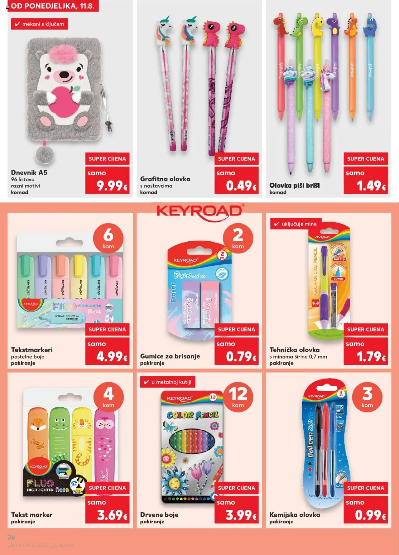Kaufland HR akciós ujság - amely érvényes a következő dátumtól: 11.08.2025 | Oldal: 26