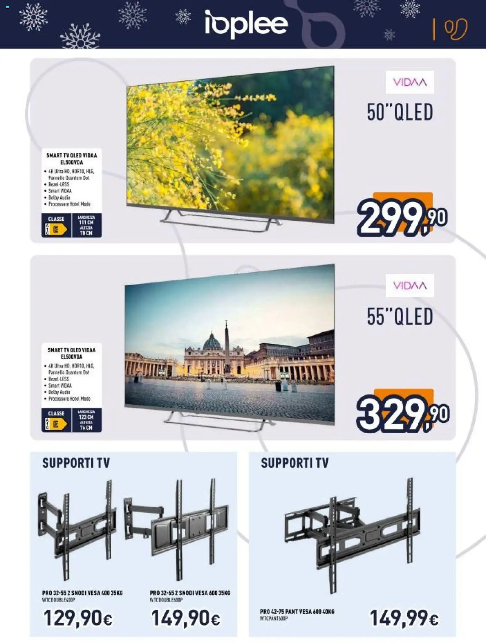 Volantino Unieuro del 06.12.2025 | Pagina: 5 | Prodotti: smart TV, TV, Audio