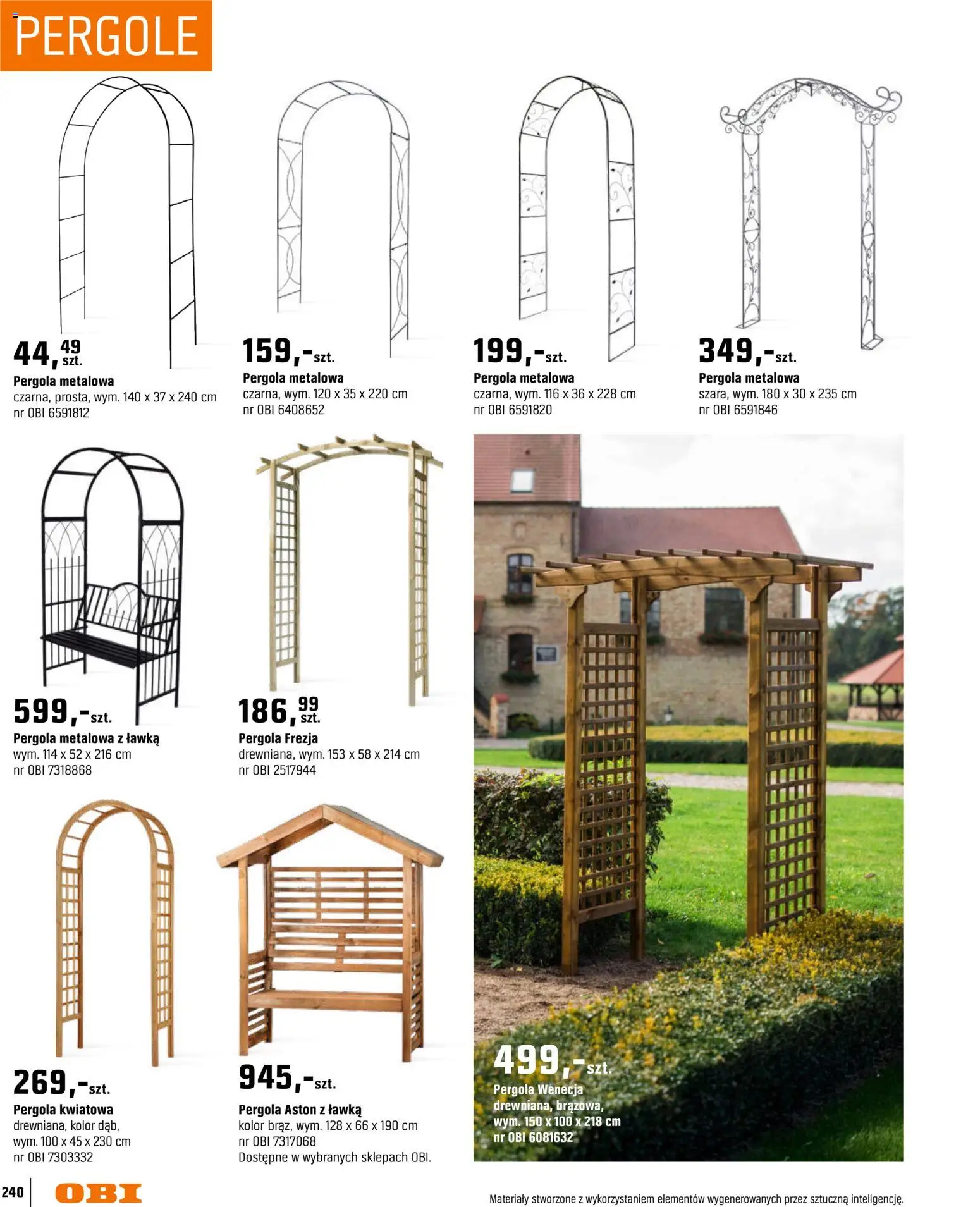 OBI gazetka - Ogród od 11.03.2026 | Strona: 240