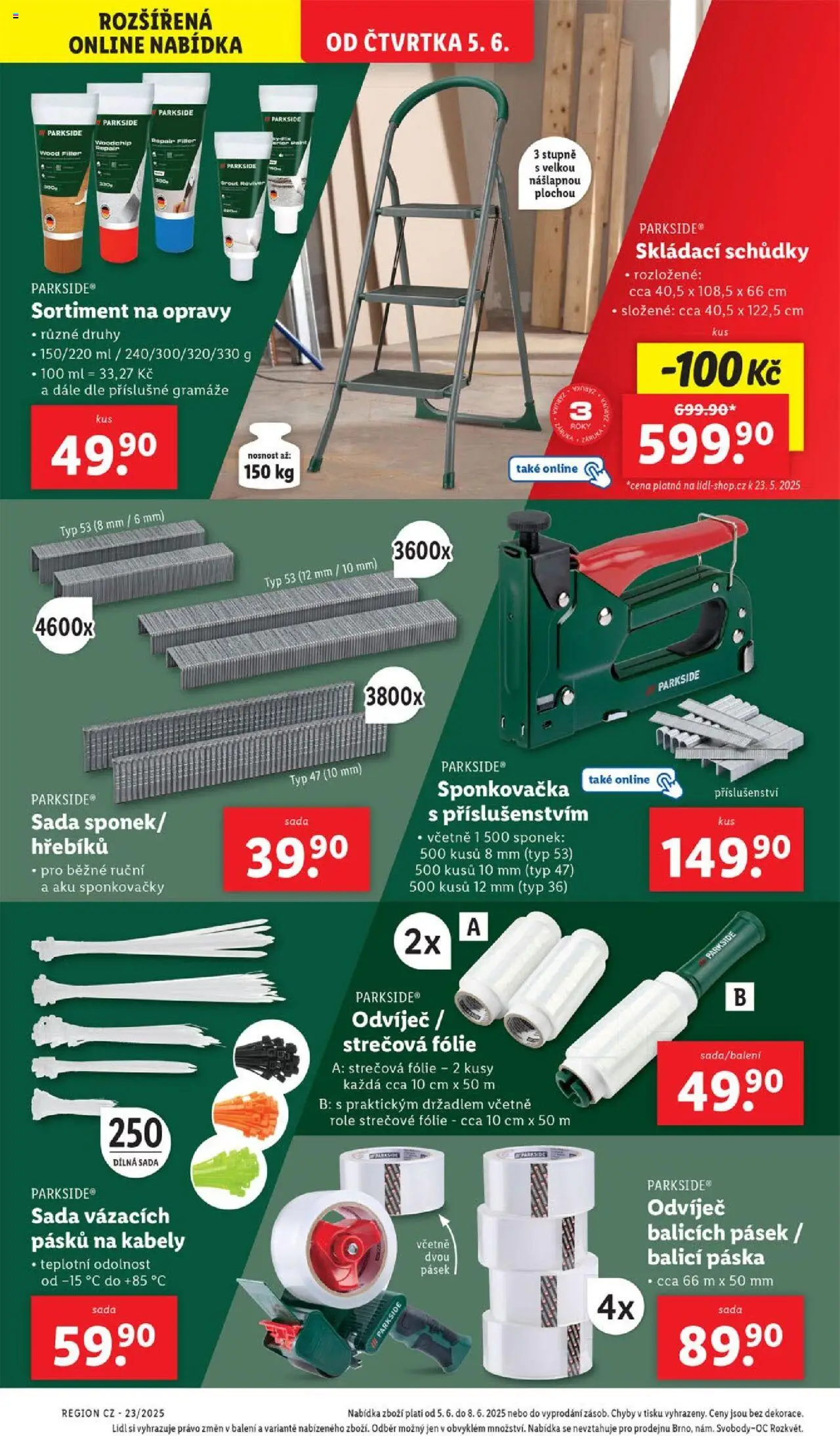 Lidl leták od 05.06.2025 | Strana: 42 | Produkty: Parkside, Fólie, Strečová fólie