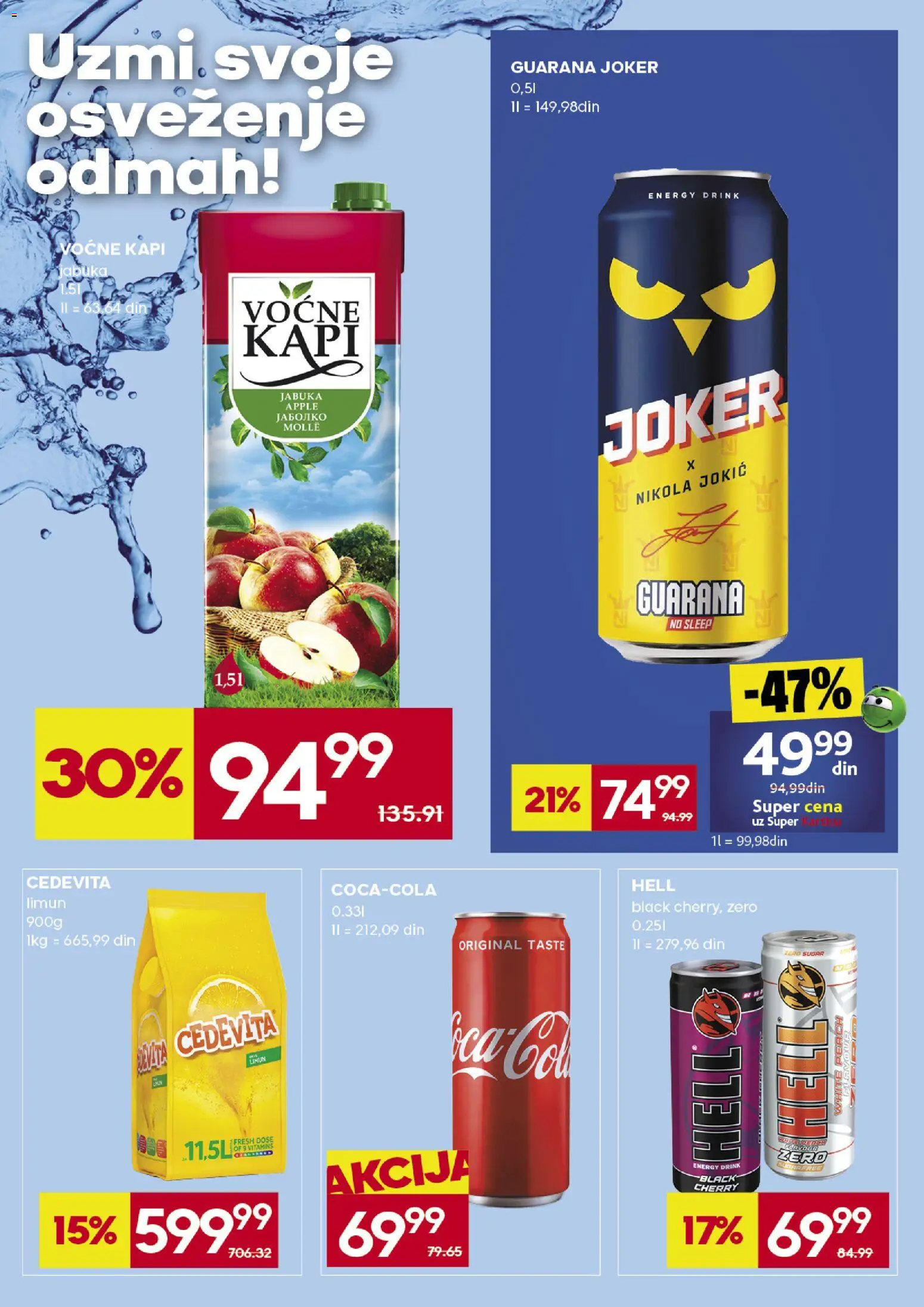 Idea katalog - važi od 23.04.2026 | Strana: 25 | Proizvode: Cedevita, Hell, Guarana, Limun