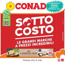 Anteprima del volantino Conad - SOTTOCOSTO valido a partire dal 29.01.2026