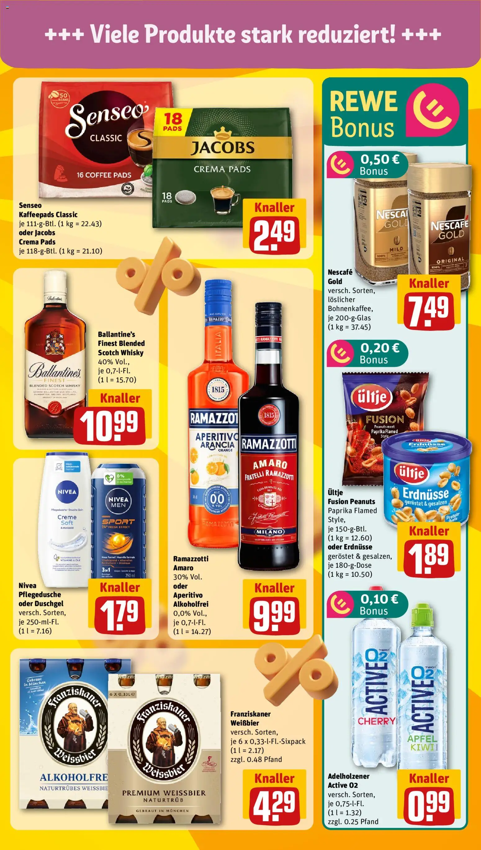 Rewe Prospekt 	 – gültig ab 16.02.2026 | Seite: 5 | Produkte: Franziskaner, Creme, Paprika, Shower Gel