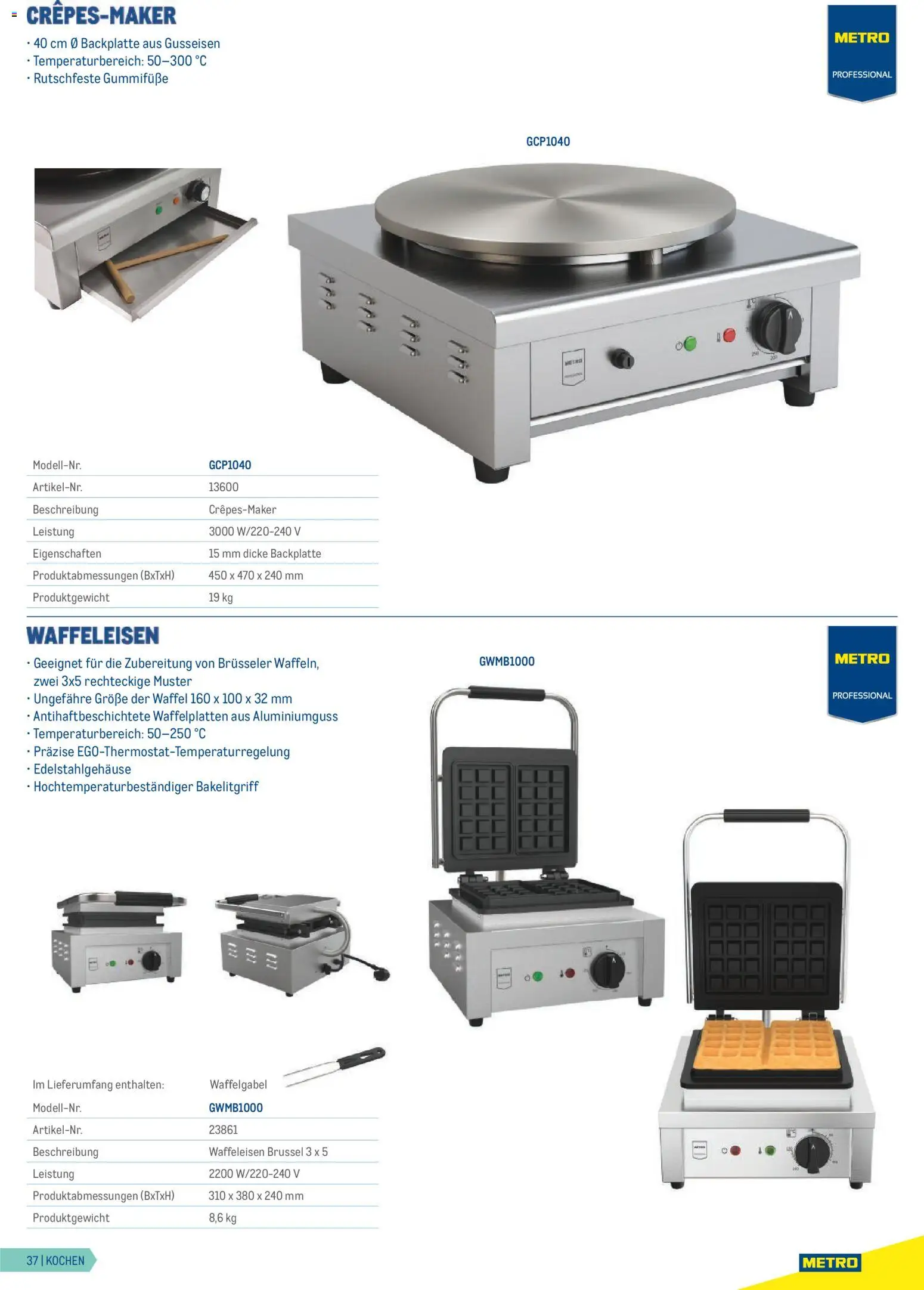 Metro Gastrogeräte gültig ab 23.02.2026 | Seite: 37