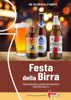 Anteprima del volantino Ipertriscount Festa della Birra catalogo valido a partire dal 28.07.2025
