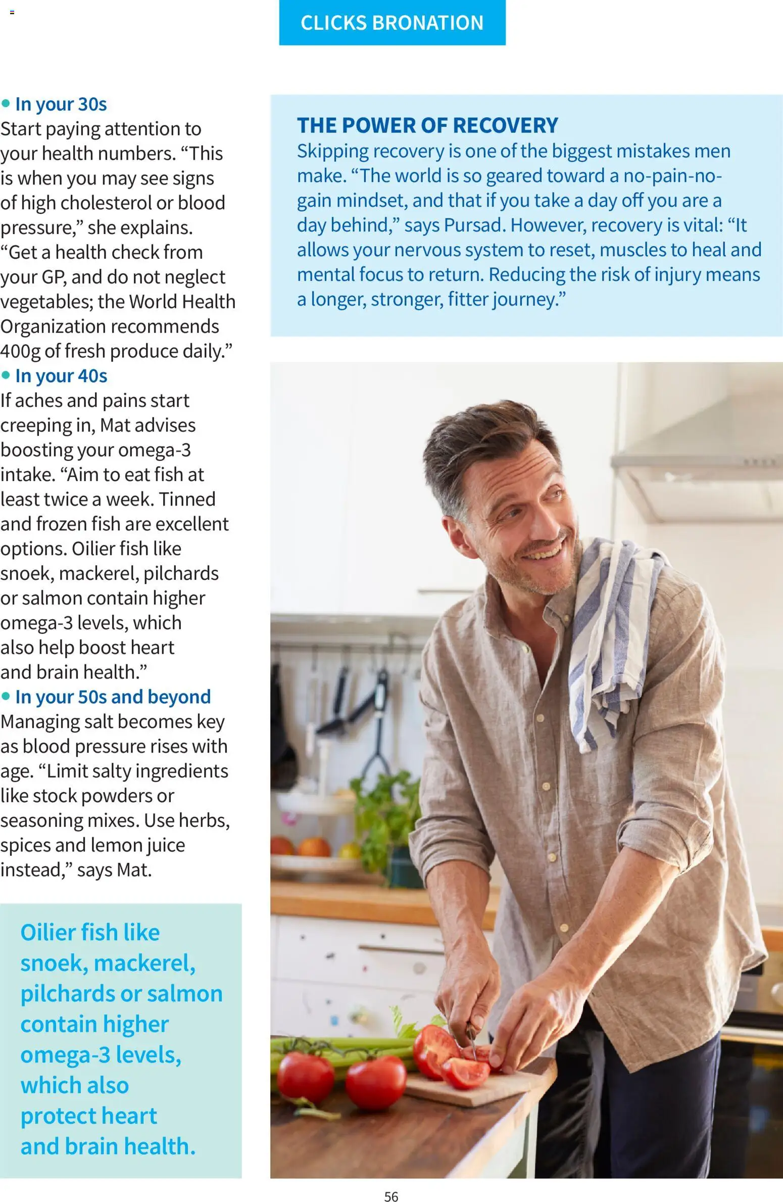 New Clicks catalogue – valid from 01.12.2025 | Page: 56 | Products: Pilchards, Stock, Salt, Lemon